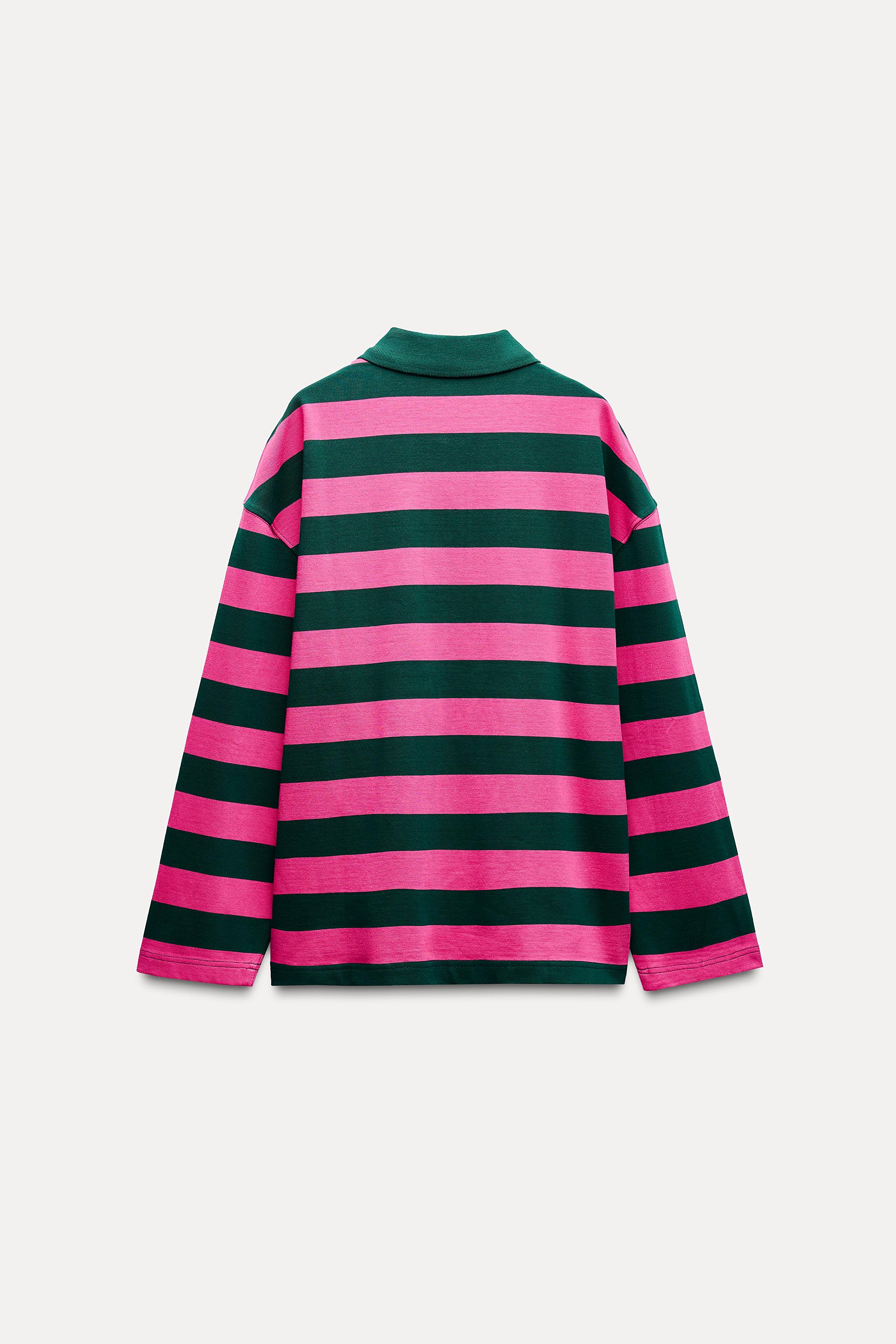 STRIPED HEAVY COTTON POLO SHIRT