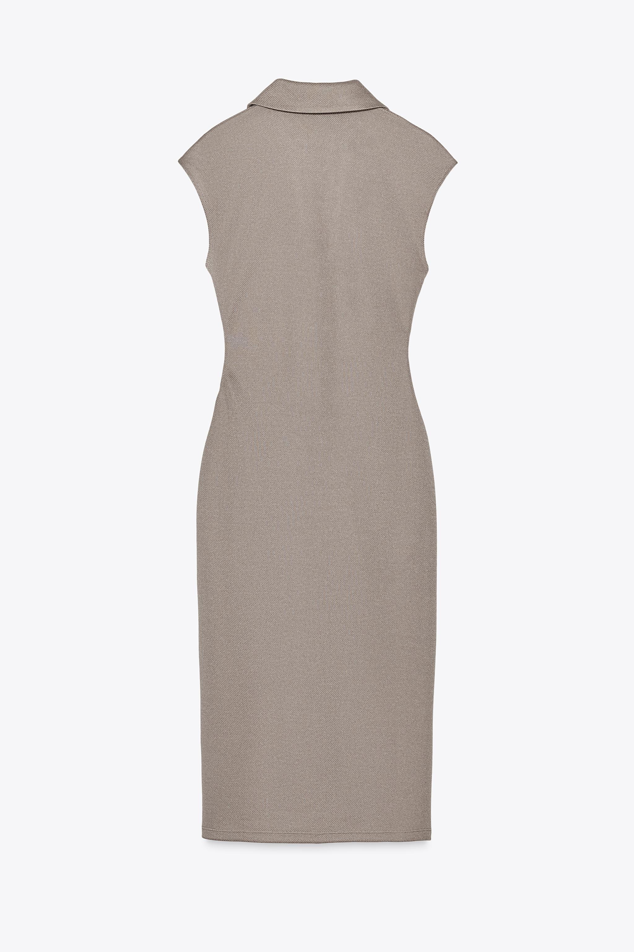 PIQUÉ SHIRT DRESS