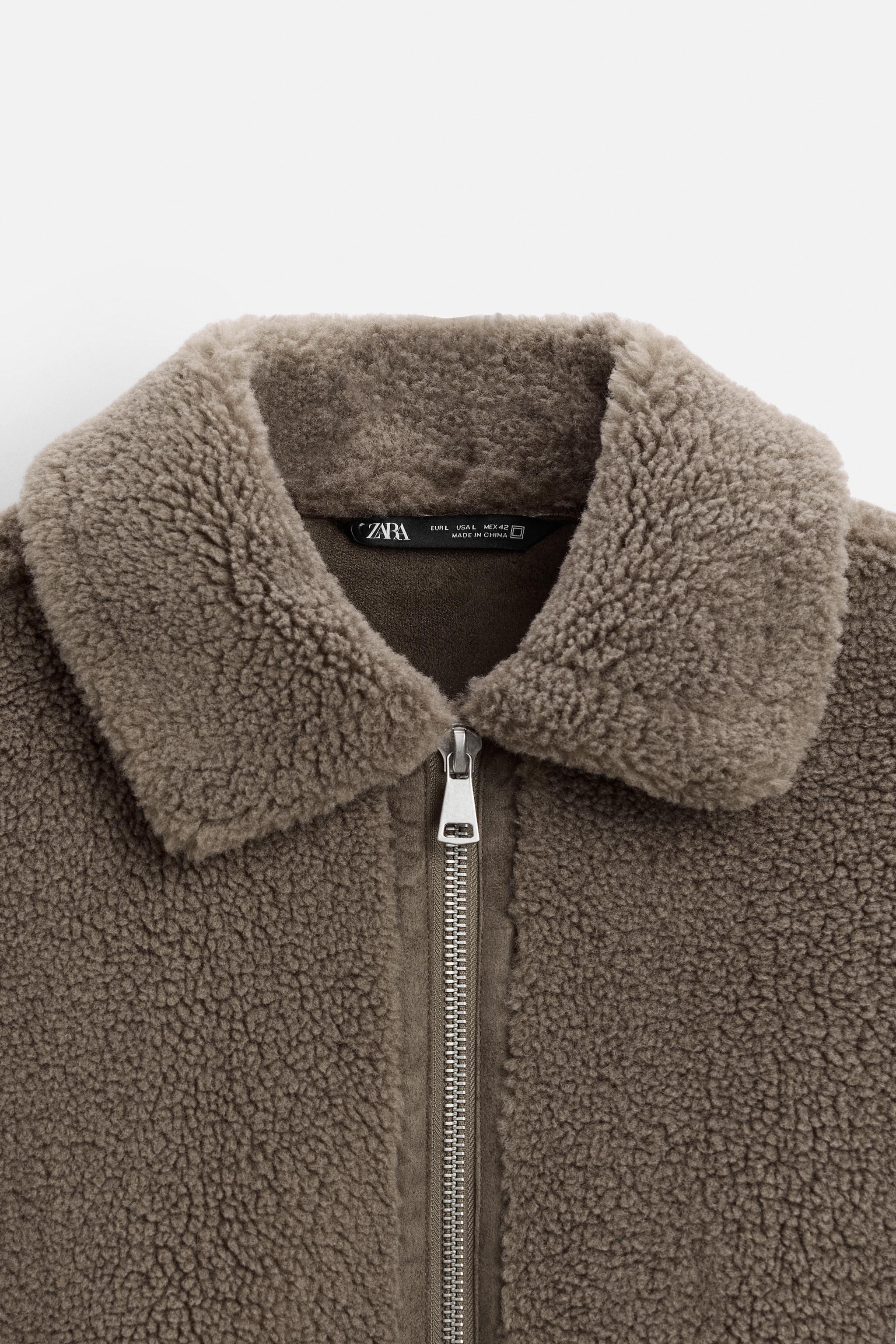 FAUX SHEARLING JACKET