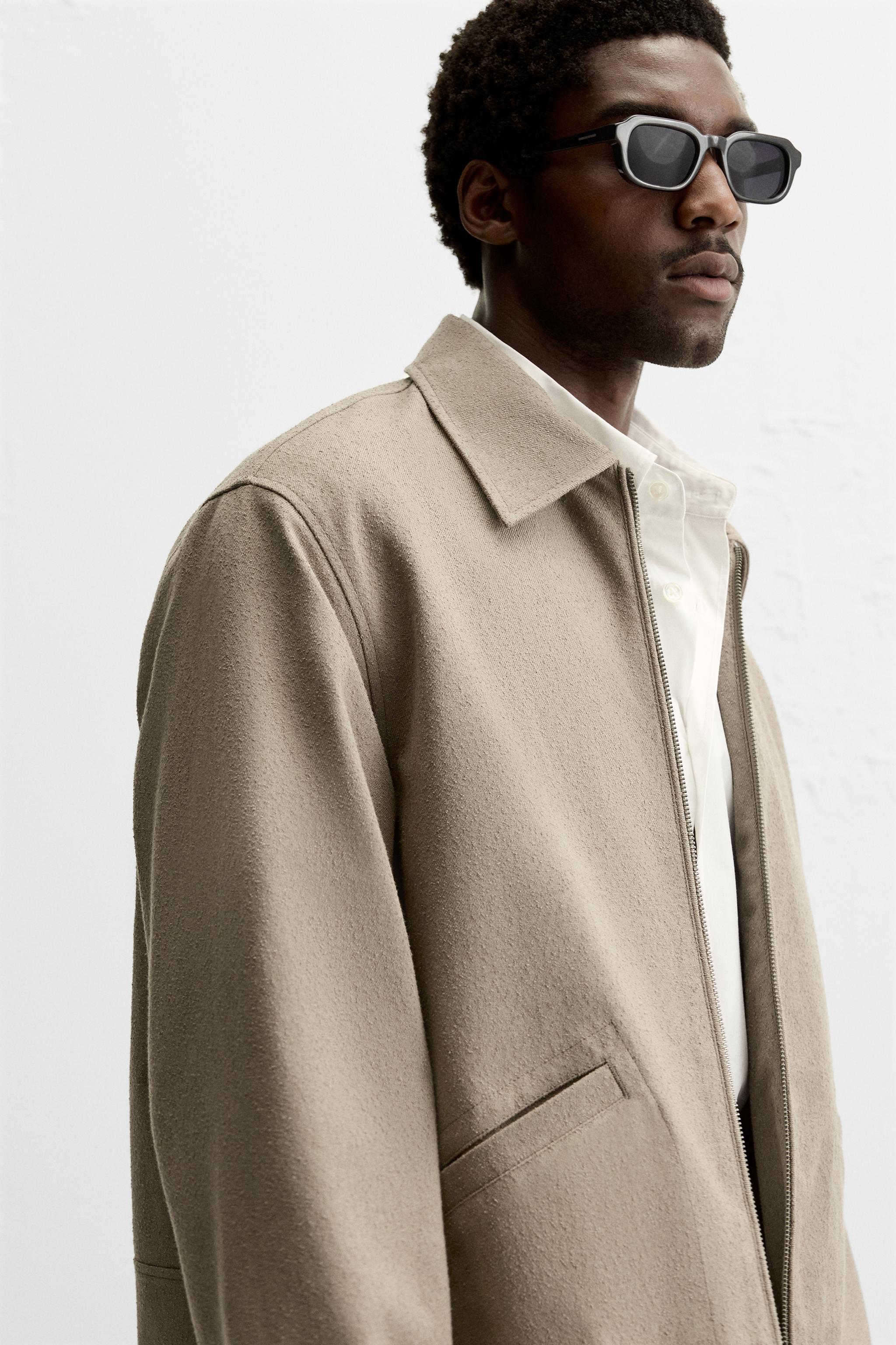 TEXTURED OVERSHIRT