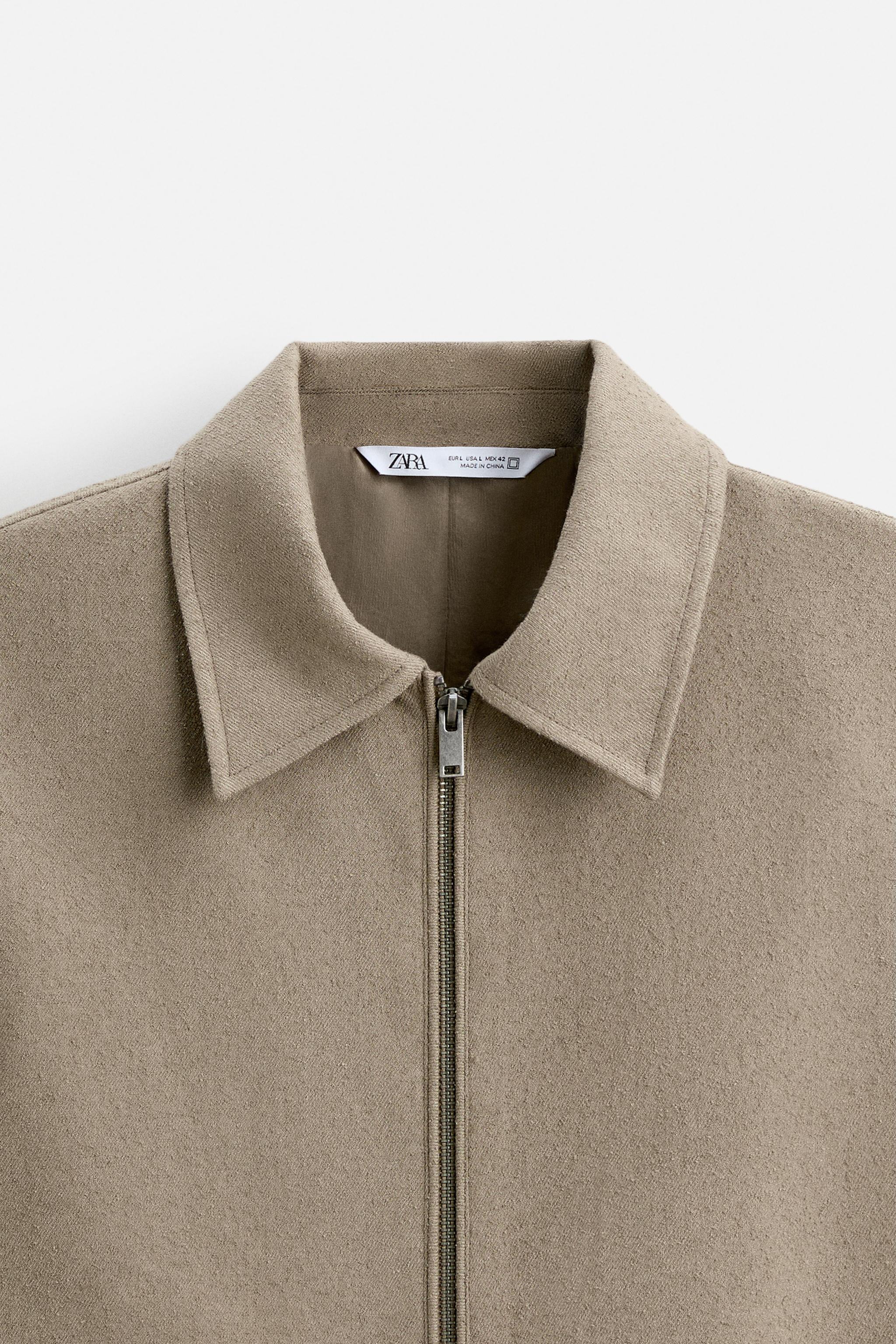 TEXTURED OVERSHIRT