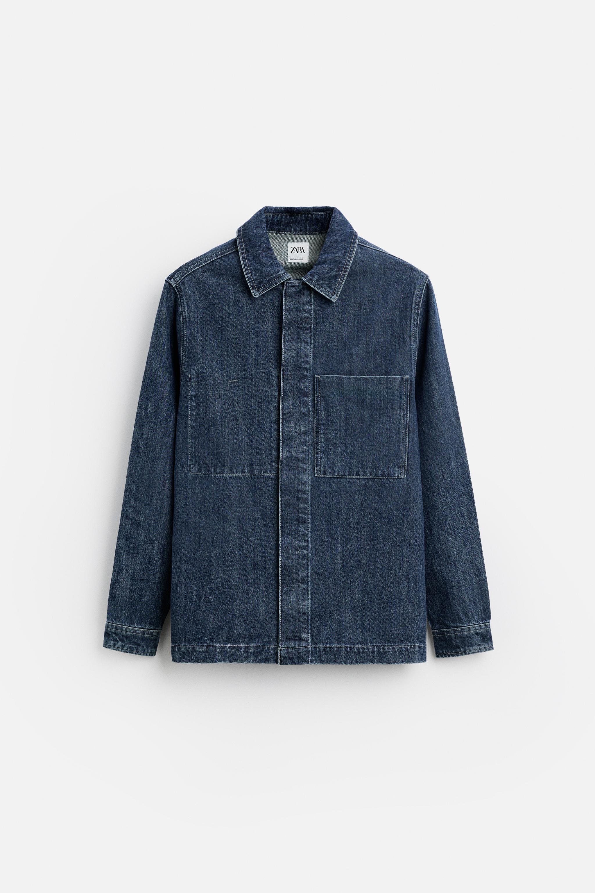 DENIM OVERSHIRT WITH POCKETS