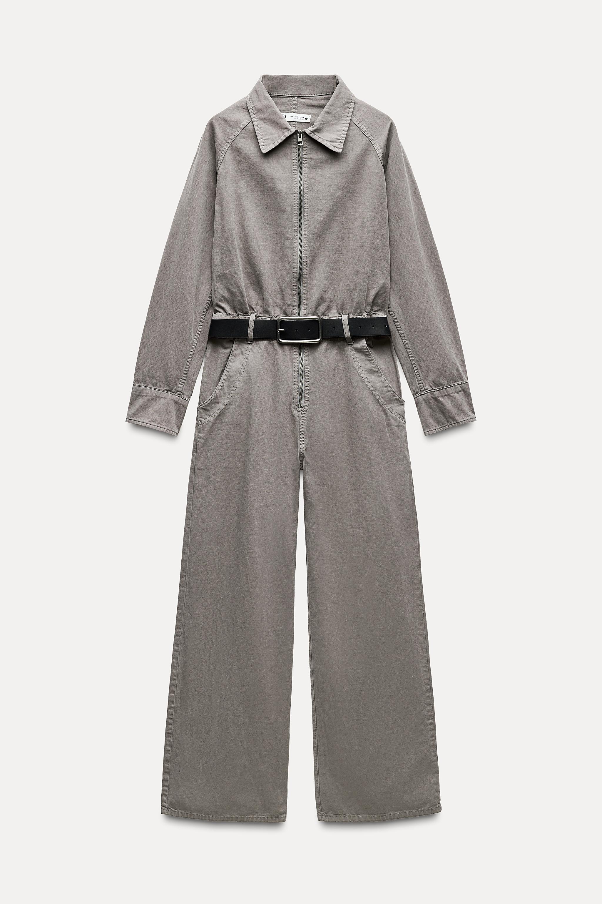 ZW COLLECTION BELTED JUMPSUIT