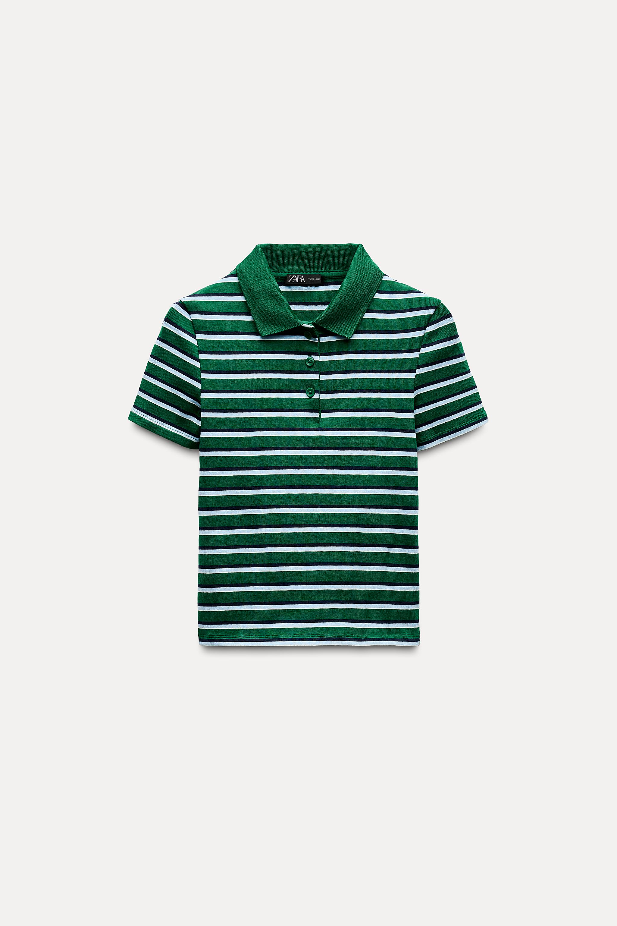 STRIPED POLO T-SHIRT