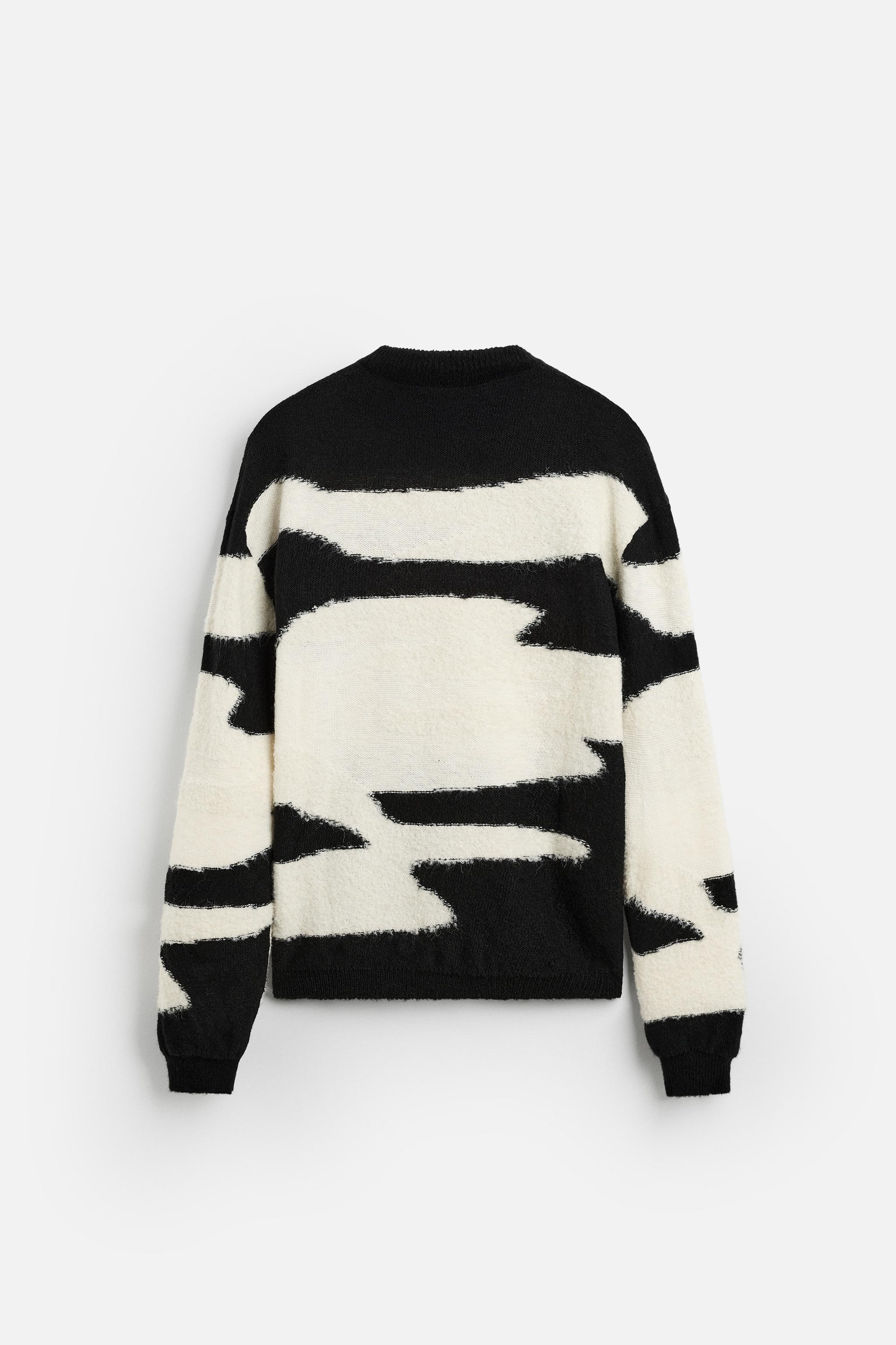 ABSTRACT JACQUARD SWEATER