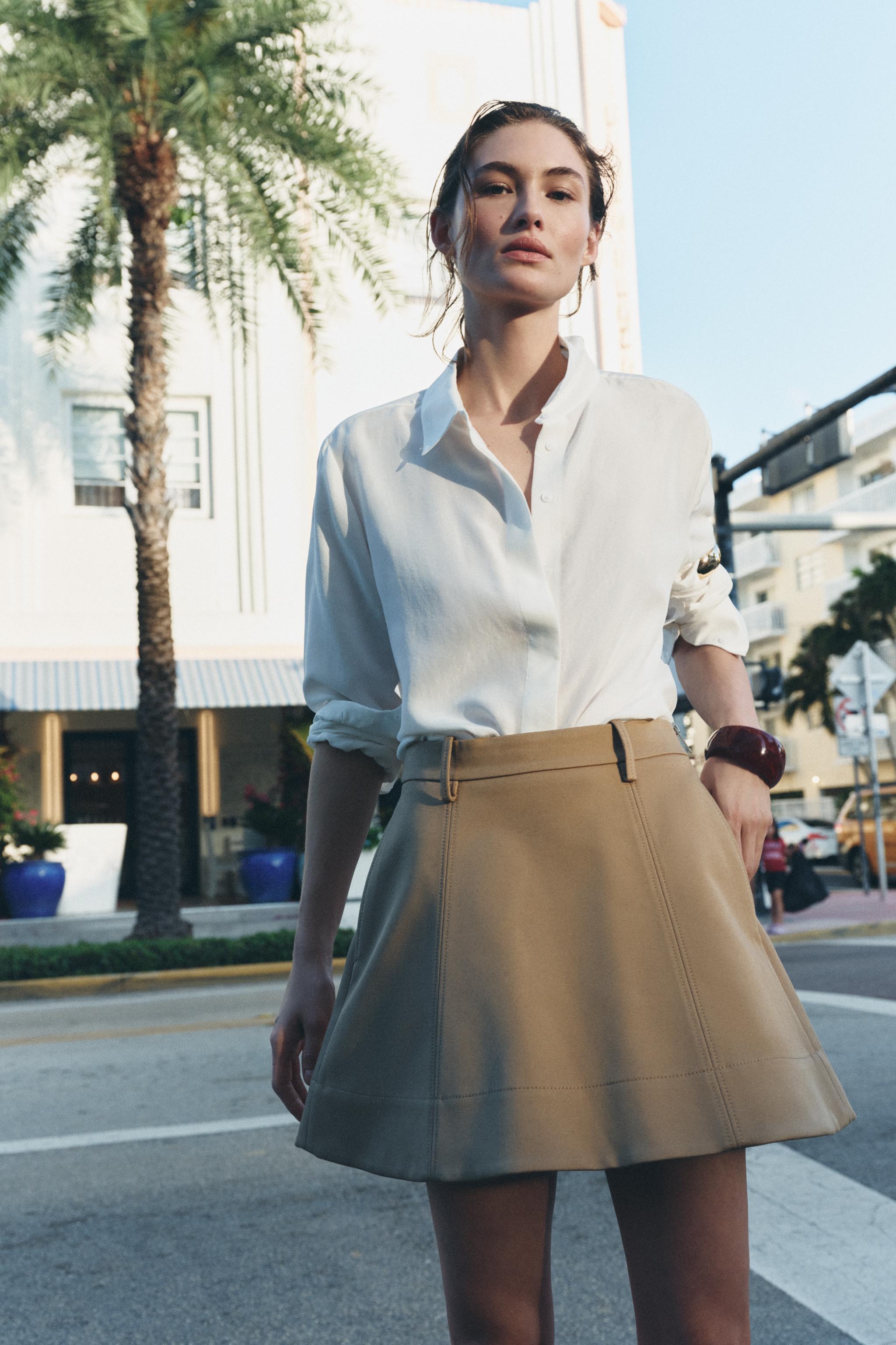 ZW COLLECTION SHORT FLARED SKIRT