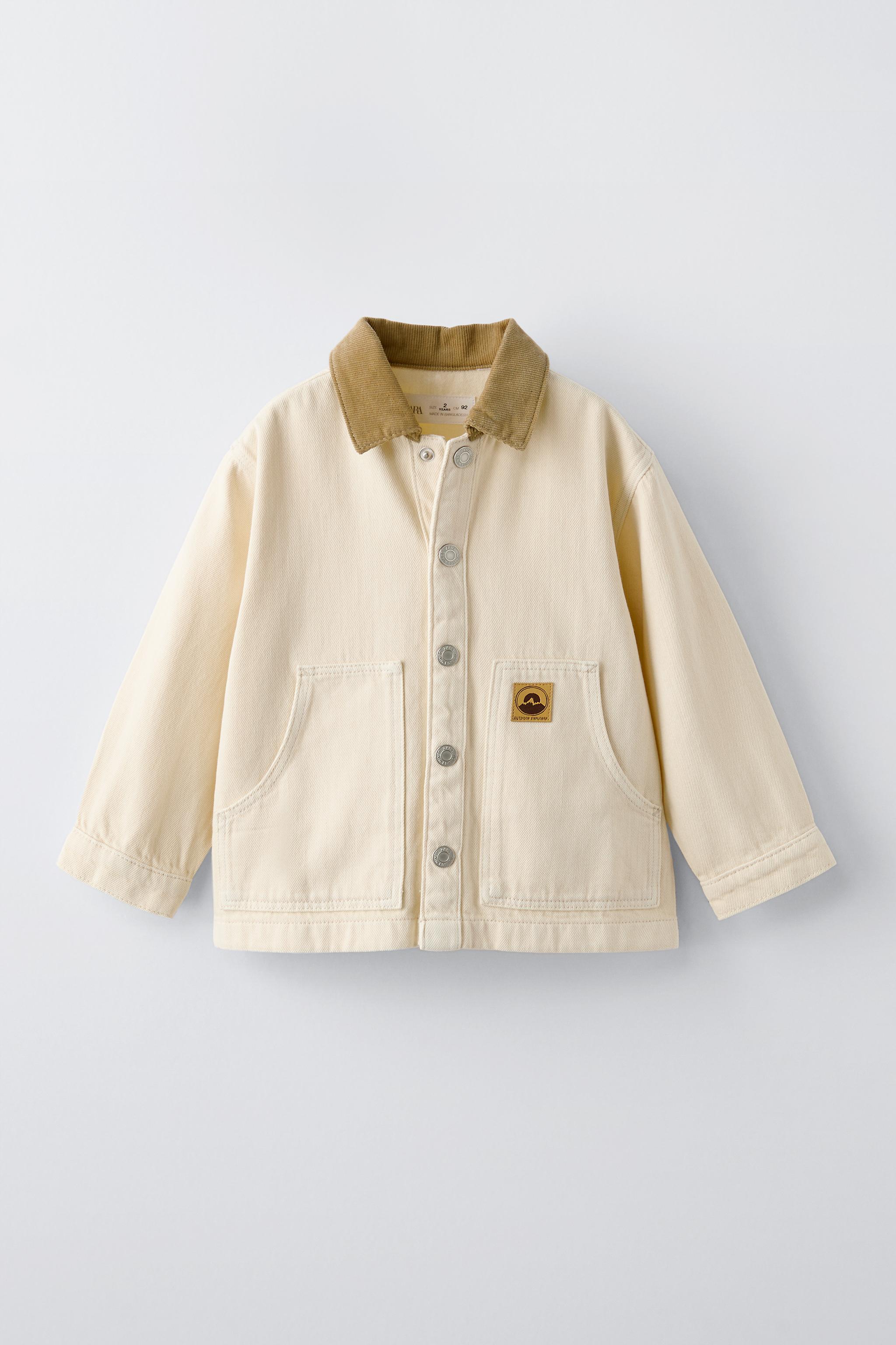 OVERSHIRT WITH CONTRAST COLLAR