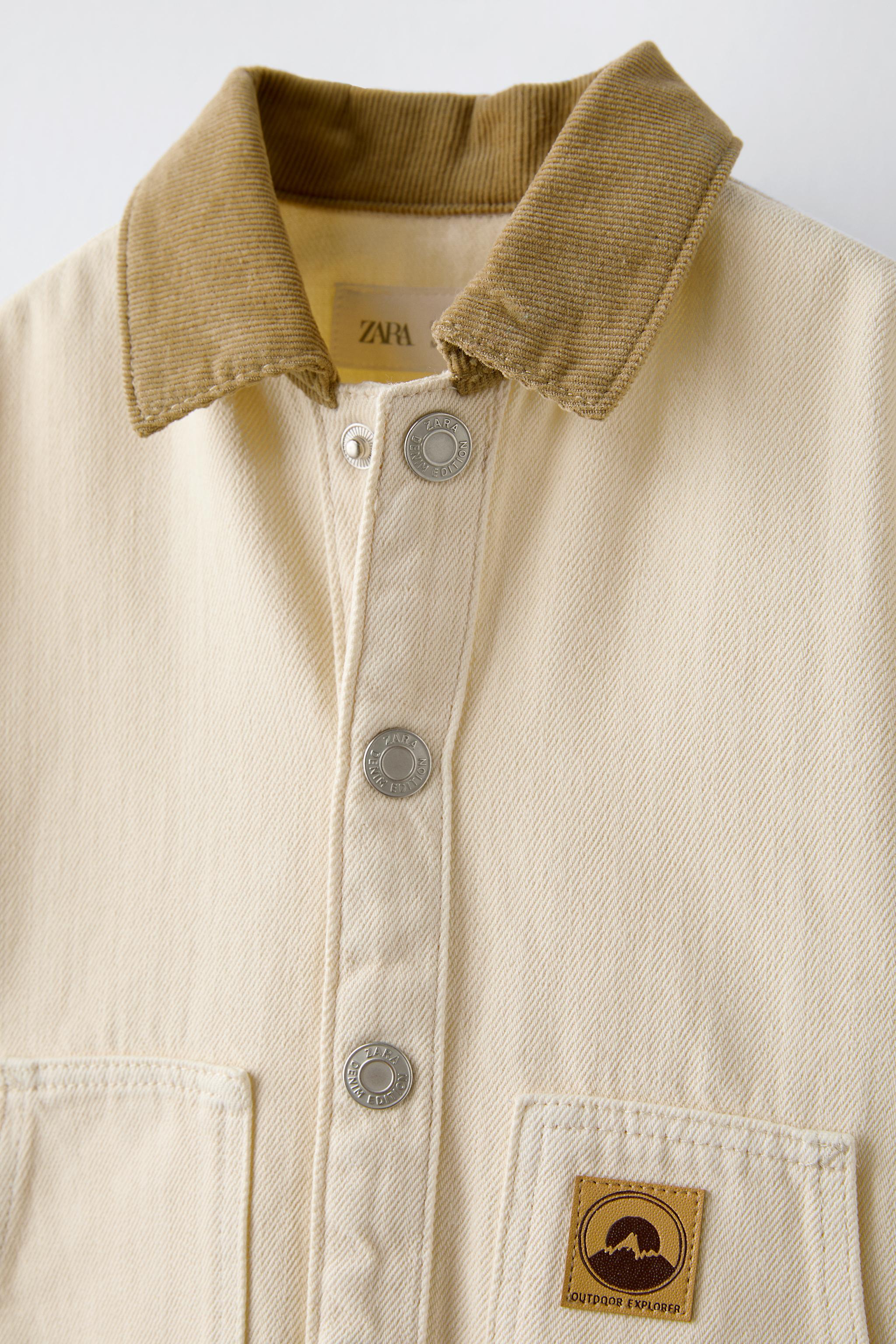 OVERSHIRT WITH CONTRAST COLLAR