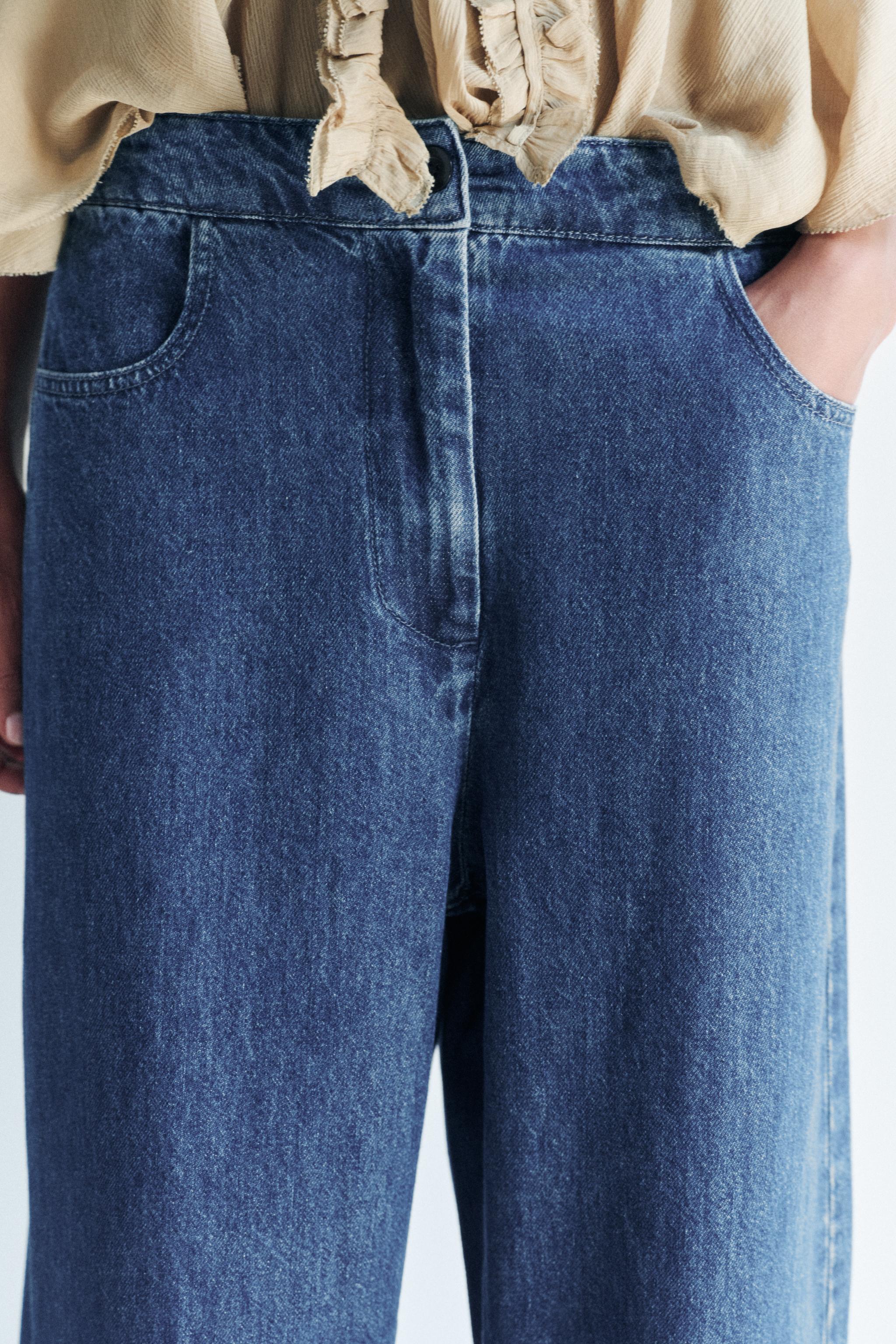 ZW COLLECTION BARREL MID-RISE JEANS