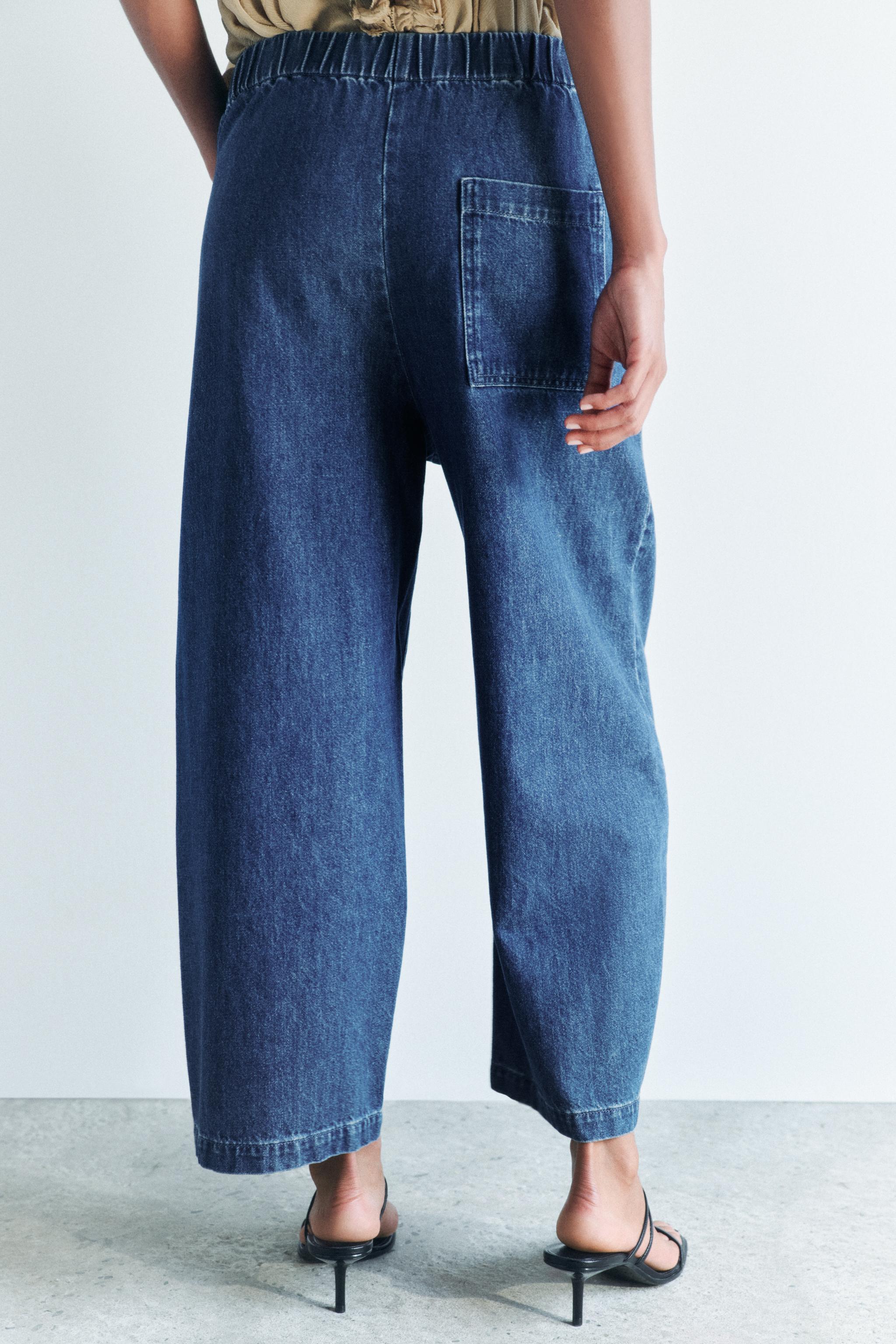 ZW COLLECTION BARREL MID-RISE JEANS