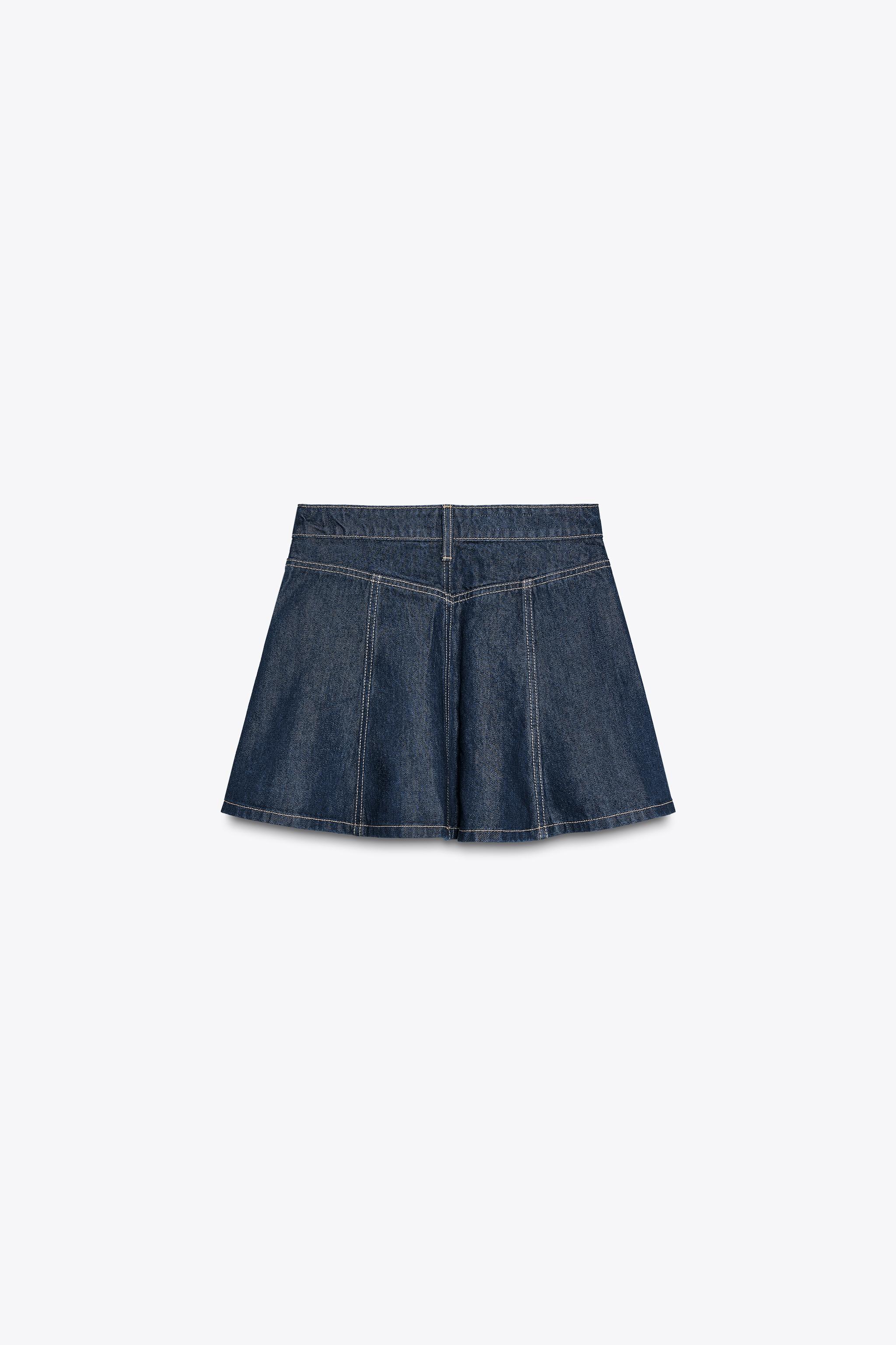 DENIM TRF MINI SKIRT