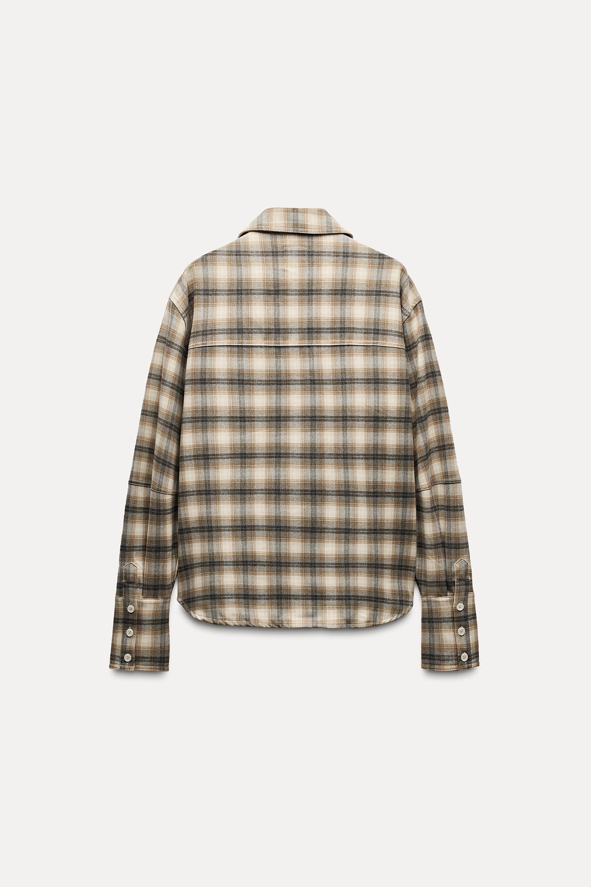 CHECK FLANNEL OVERSHIRT