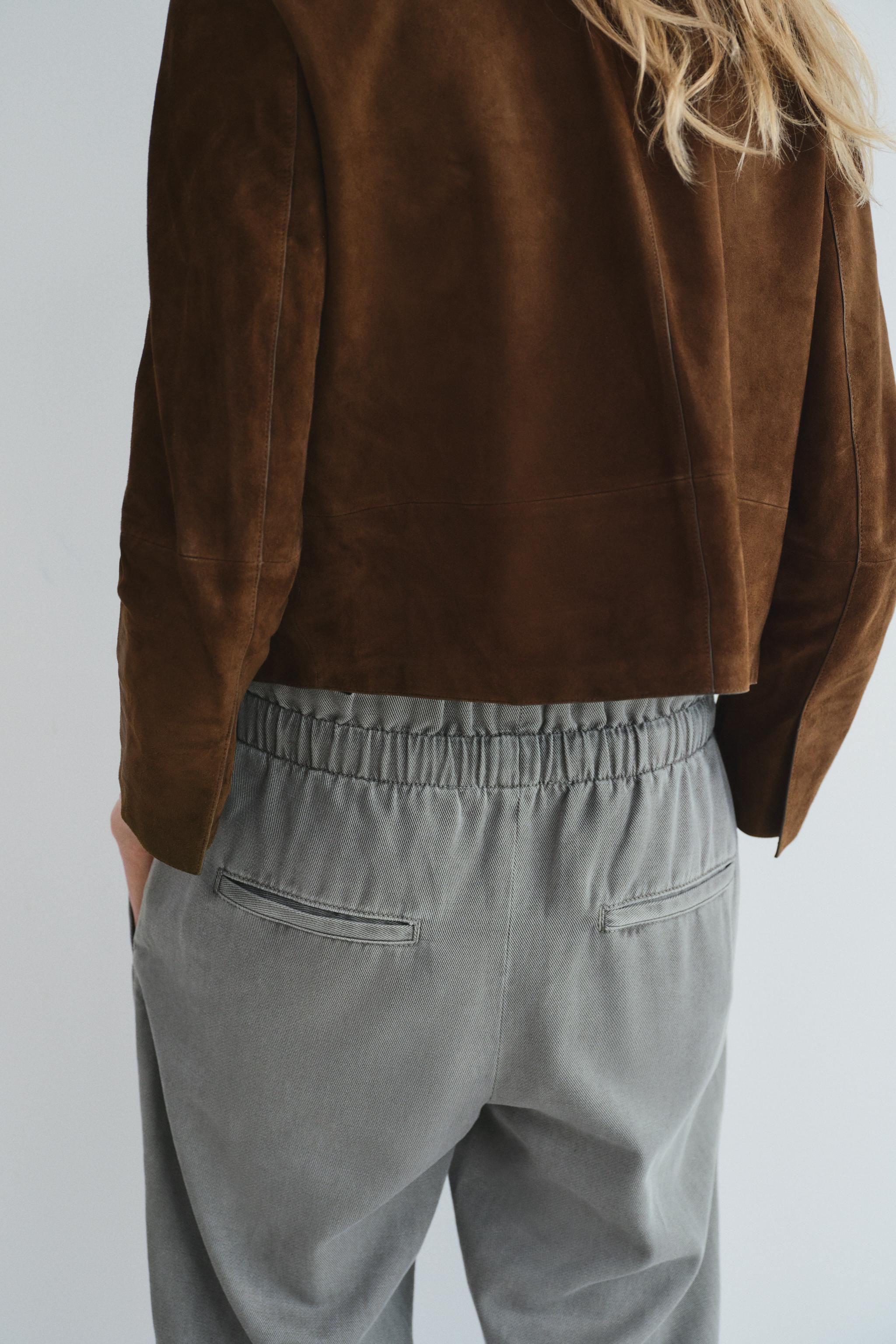 ZW COLLECTION PYJAMA-STYLE JOGGERS