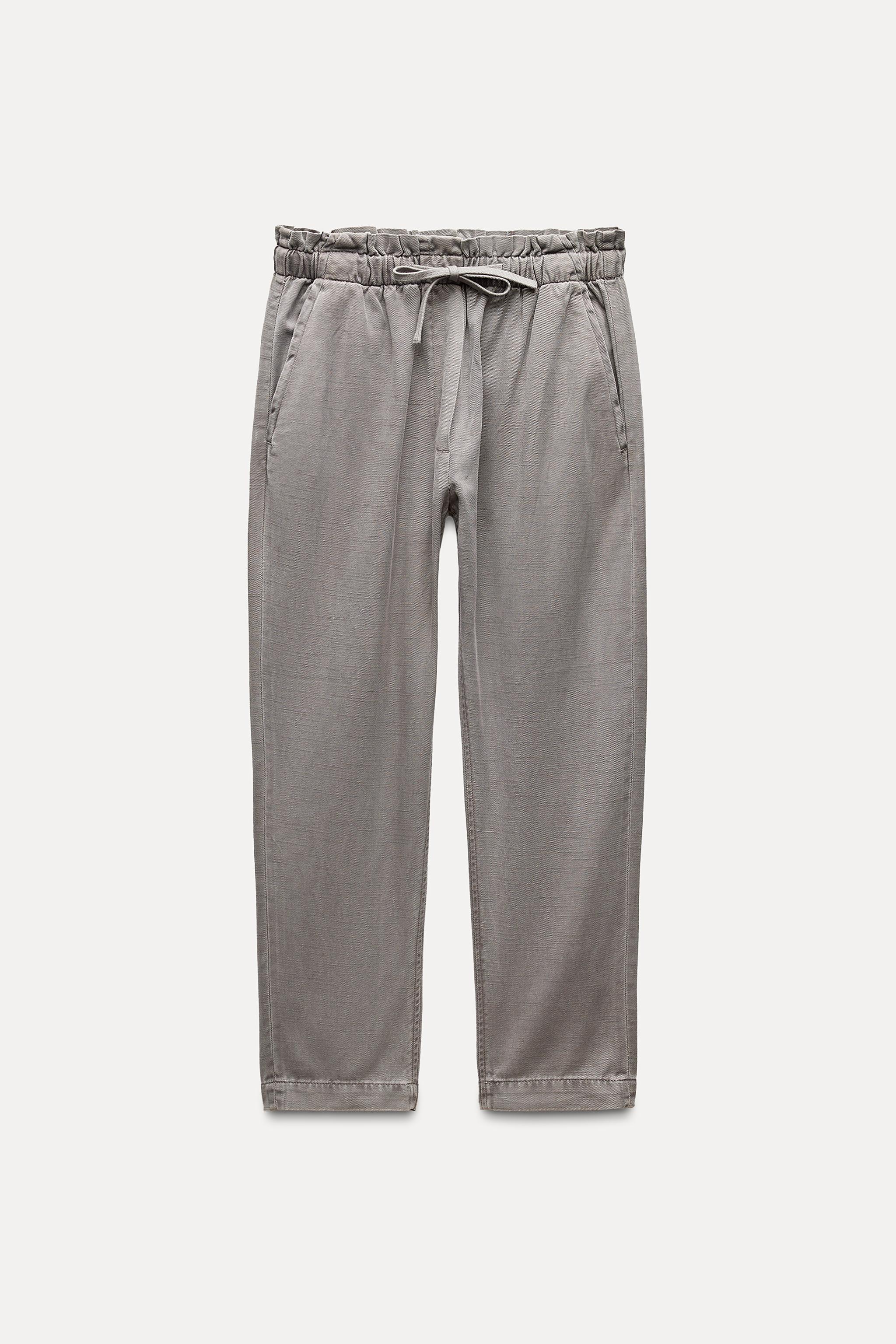 ZW COLLECTION PYJAMA-STYLE JOGGERS