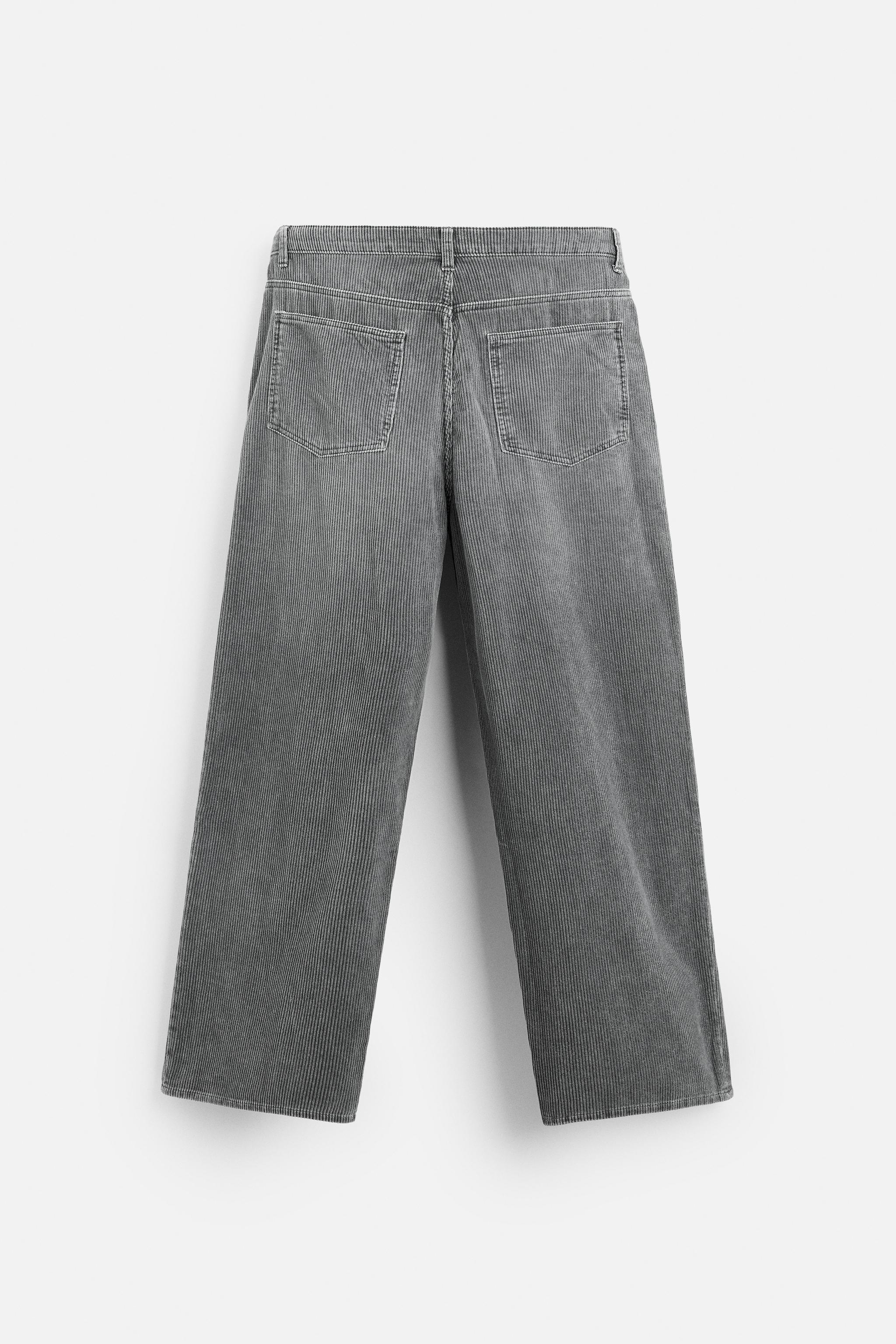 RELAXED FIT CORDUROY TROUSERS