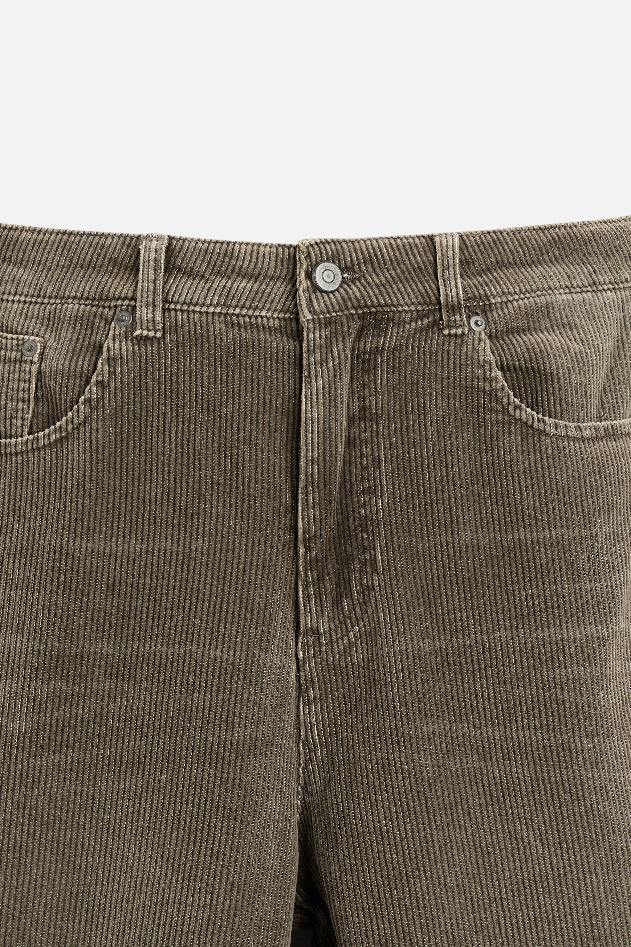 RELAXED FIT CORDUROY TROUSERS