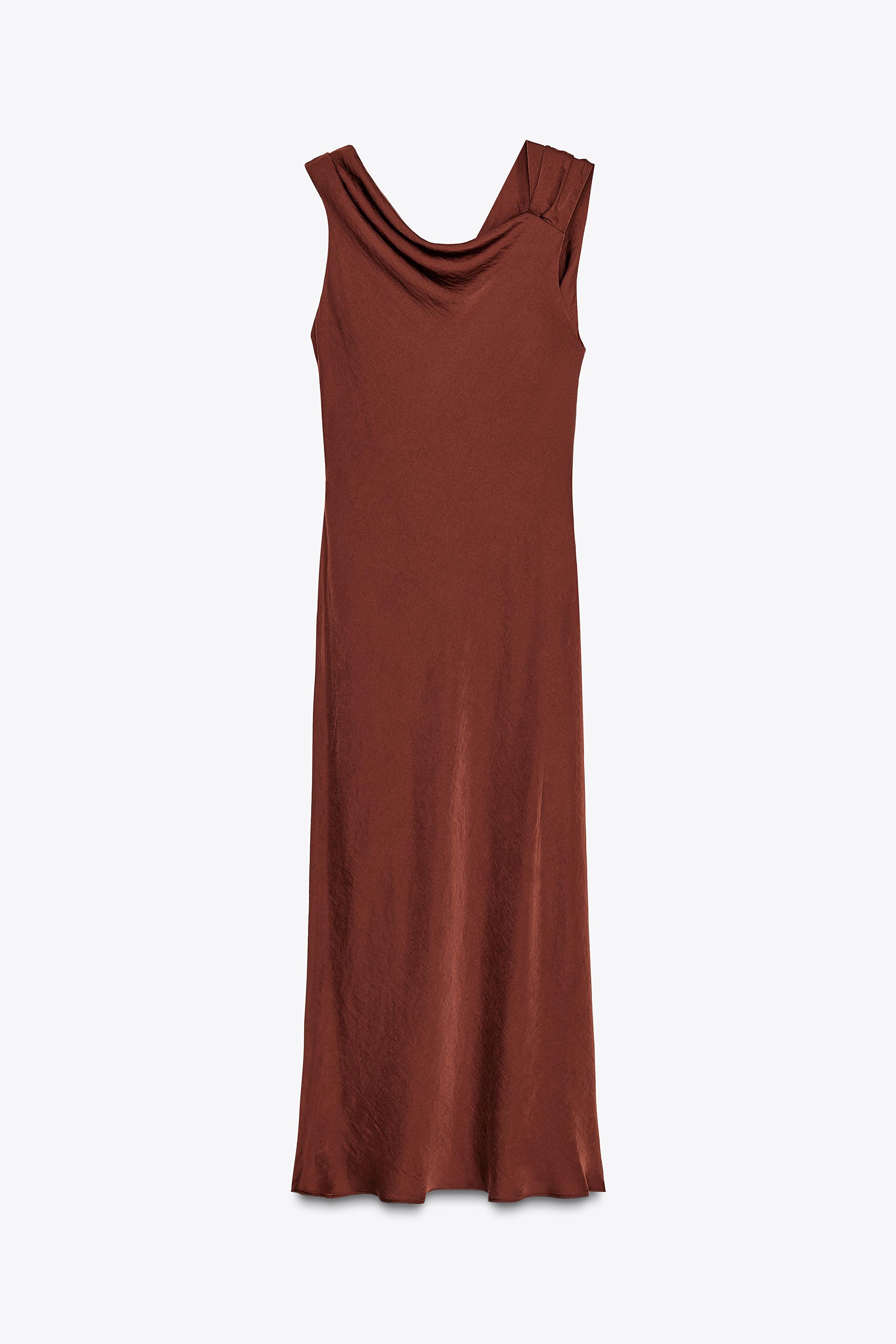 MIDI DRESS WITH GOLDEN APPLIQUÉ