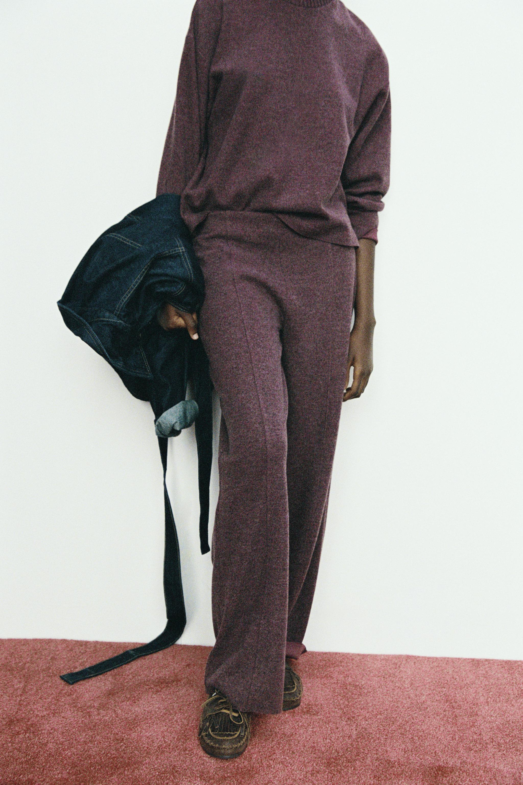 SOFT STRAIGHT-LEG TROUSERS