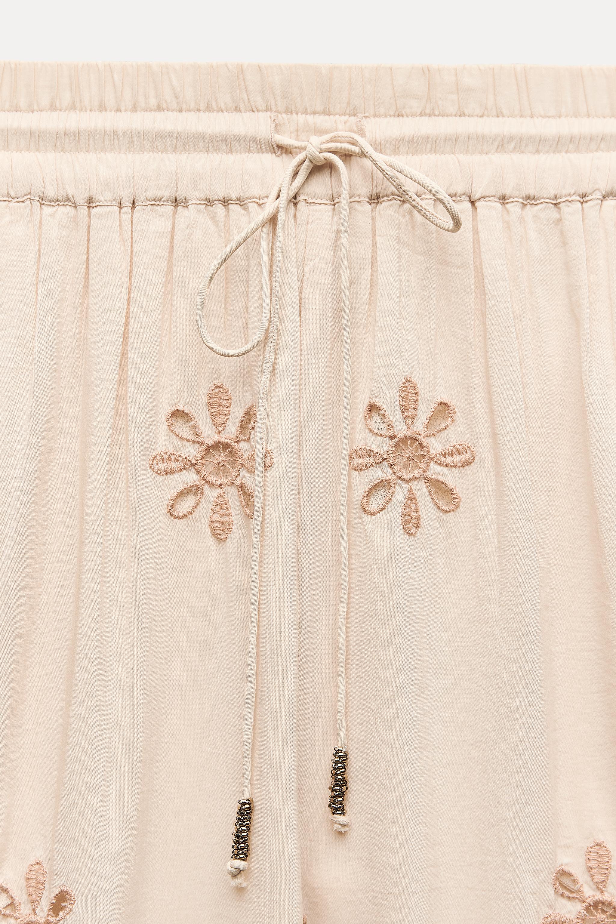 ZW COLLECTION EMBROIDERED TROUSERS