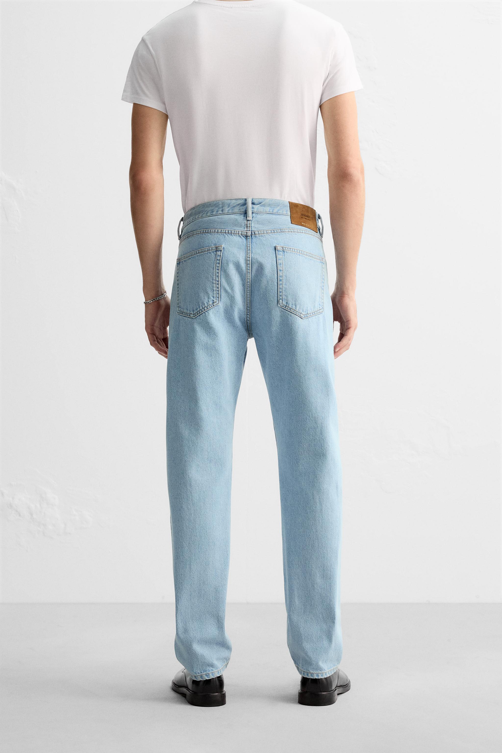 STRAIGHT-LEG JEANS