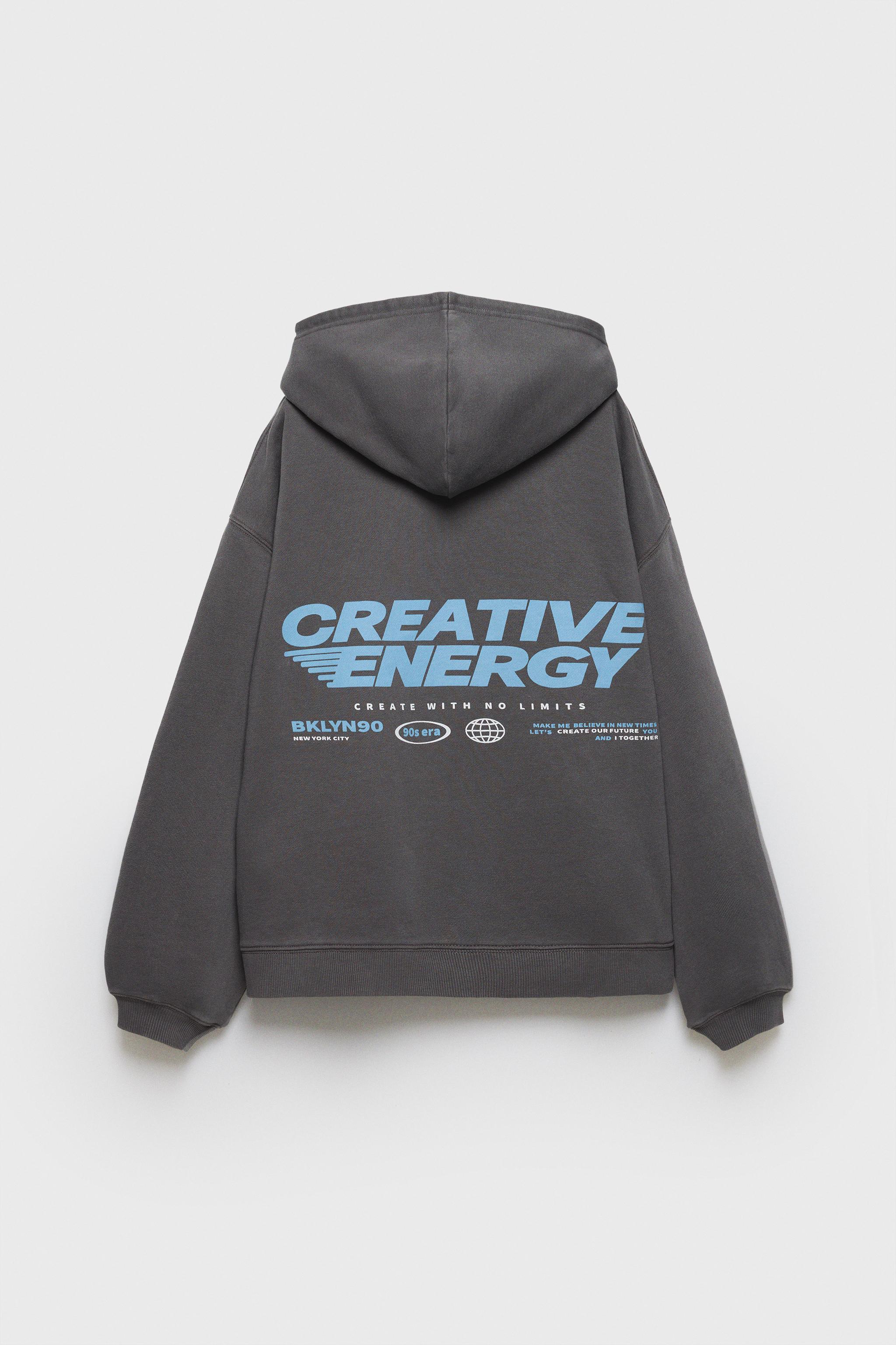 Z3D OVERSIZE TEXT HOODIE