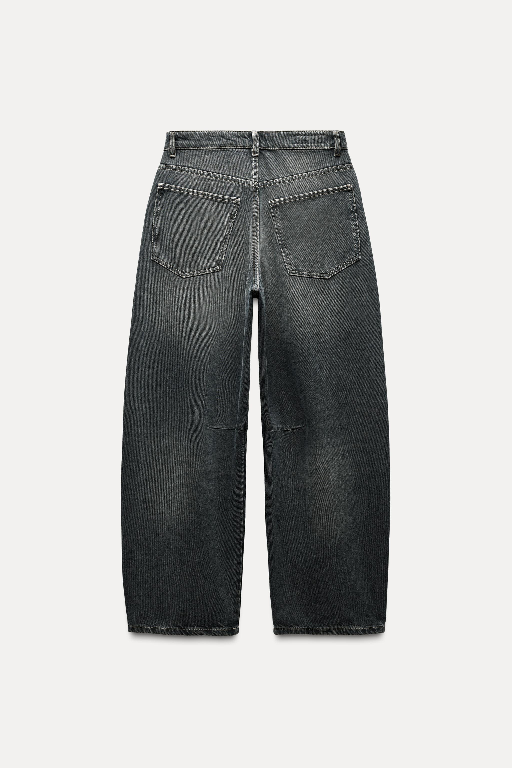 TRF MID-WAIST BAGGY BALLOON JEANS