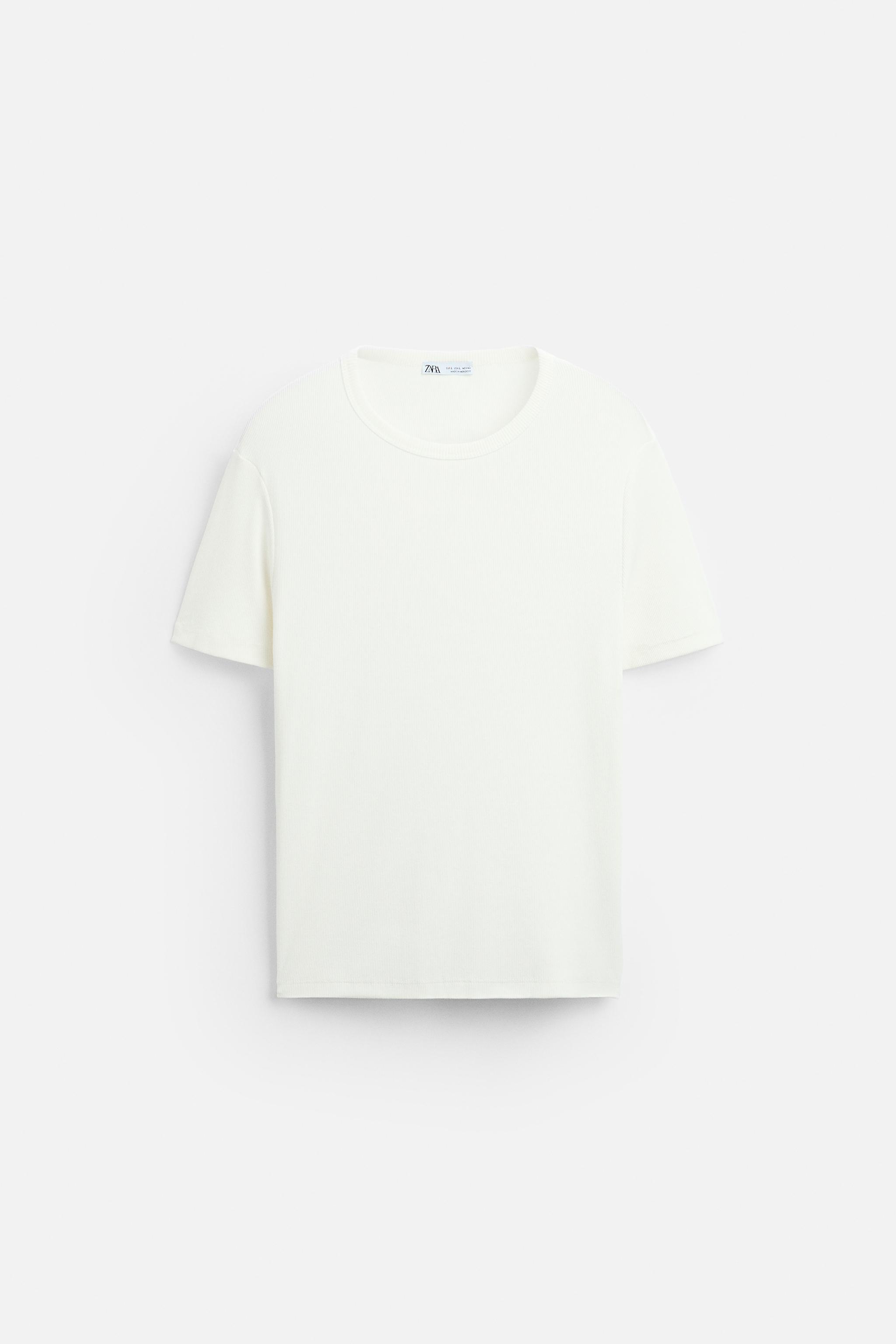 BASIC RIBBED T-SHIRT