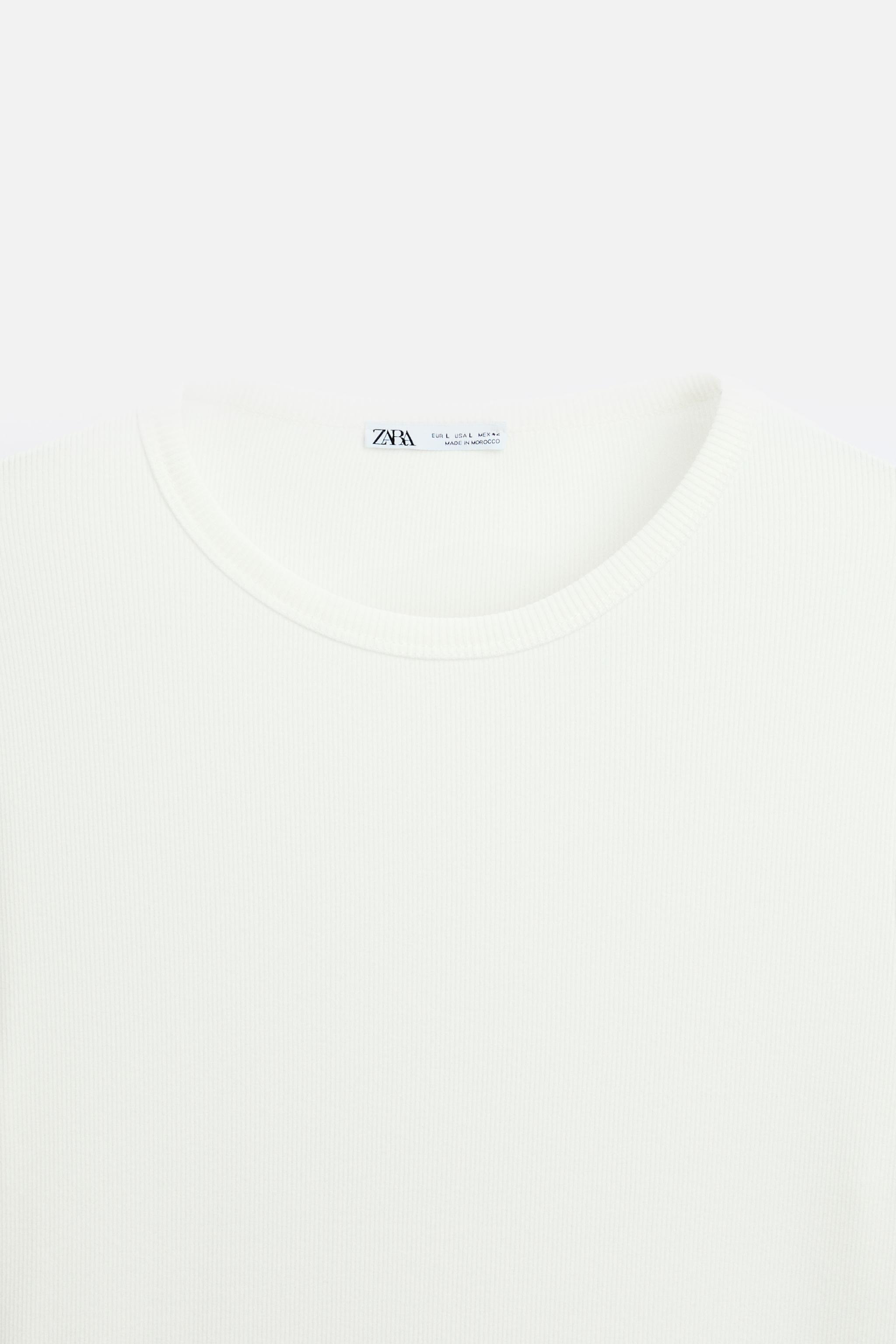 BASIC RIBBED T-SHIRT