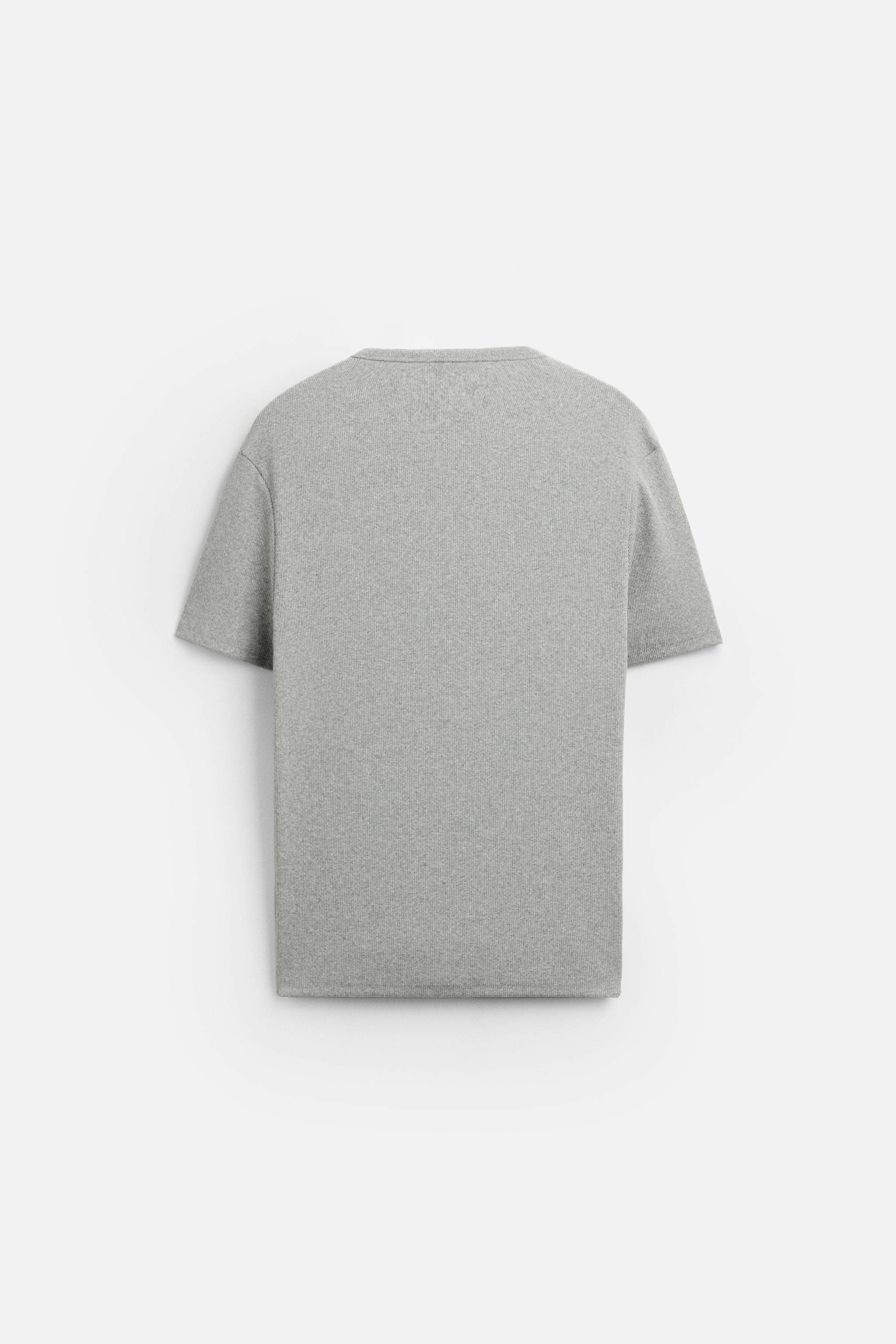 BASIC RIBBED T-SHIRT