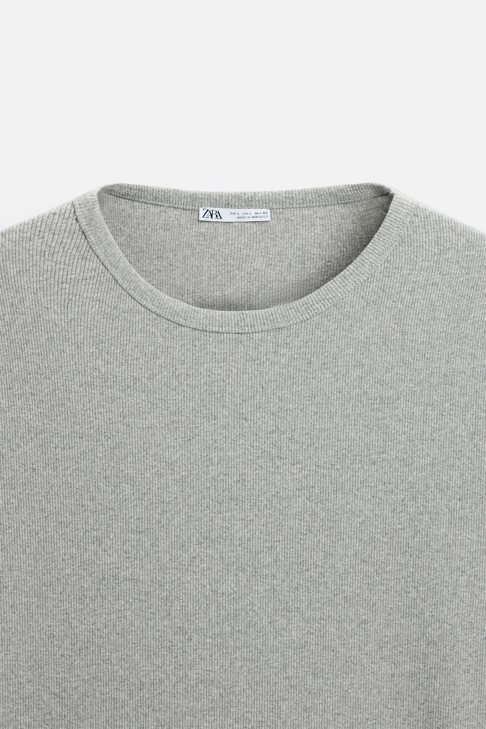 BASIC RIBBED T-SHIRT