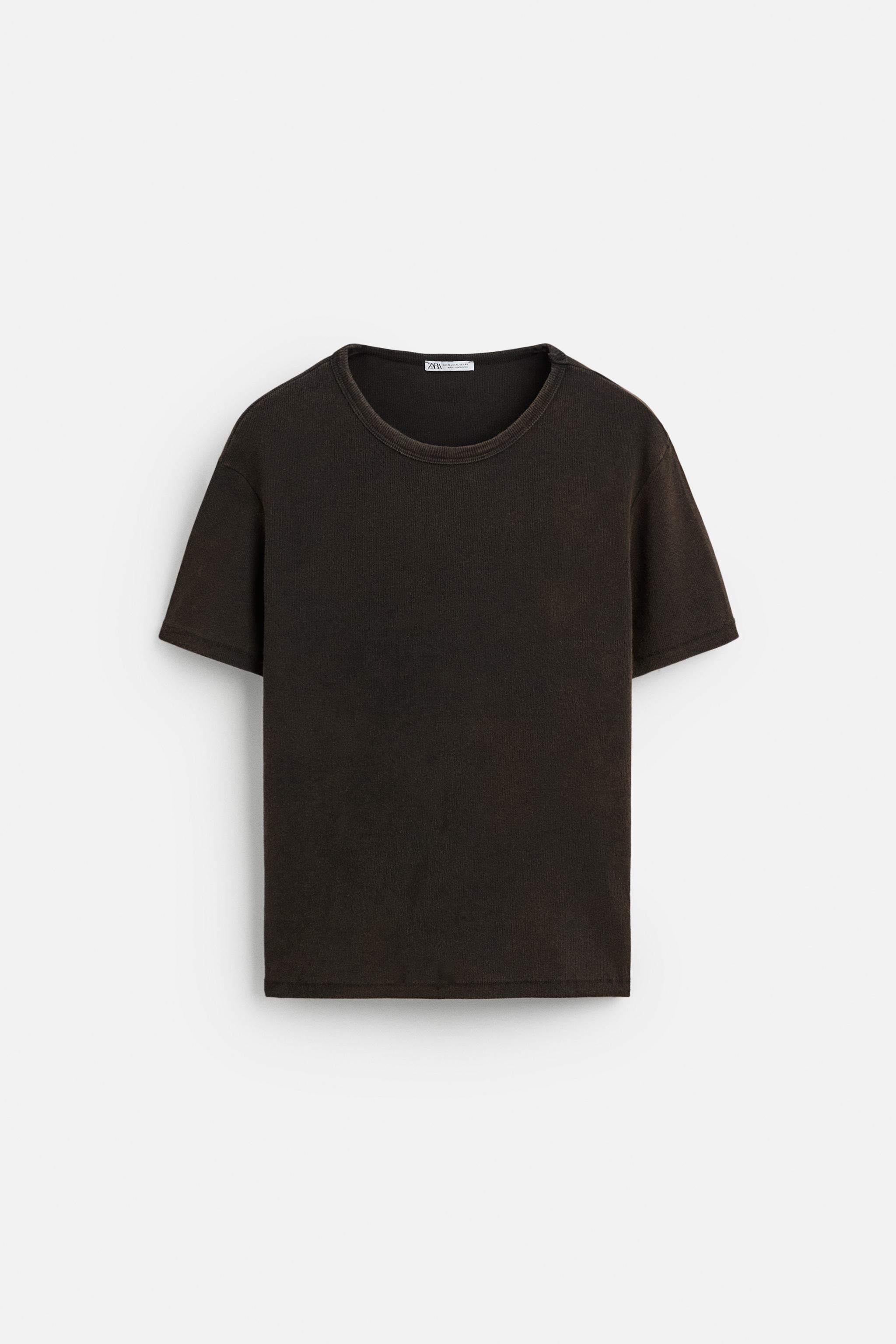 BASIC RIBBED T-SHIRT