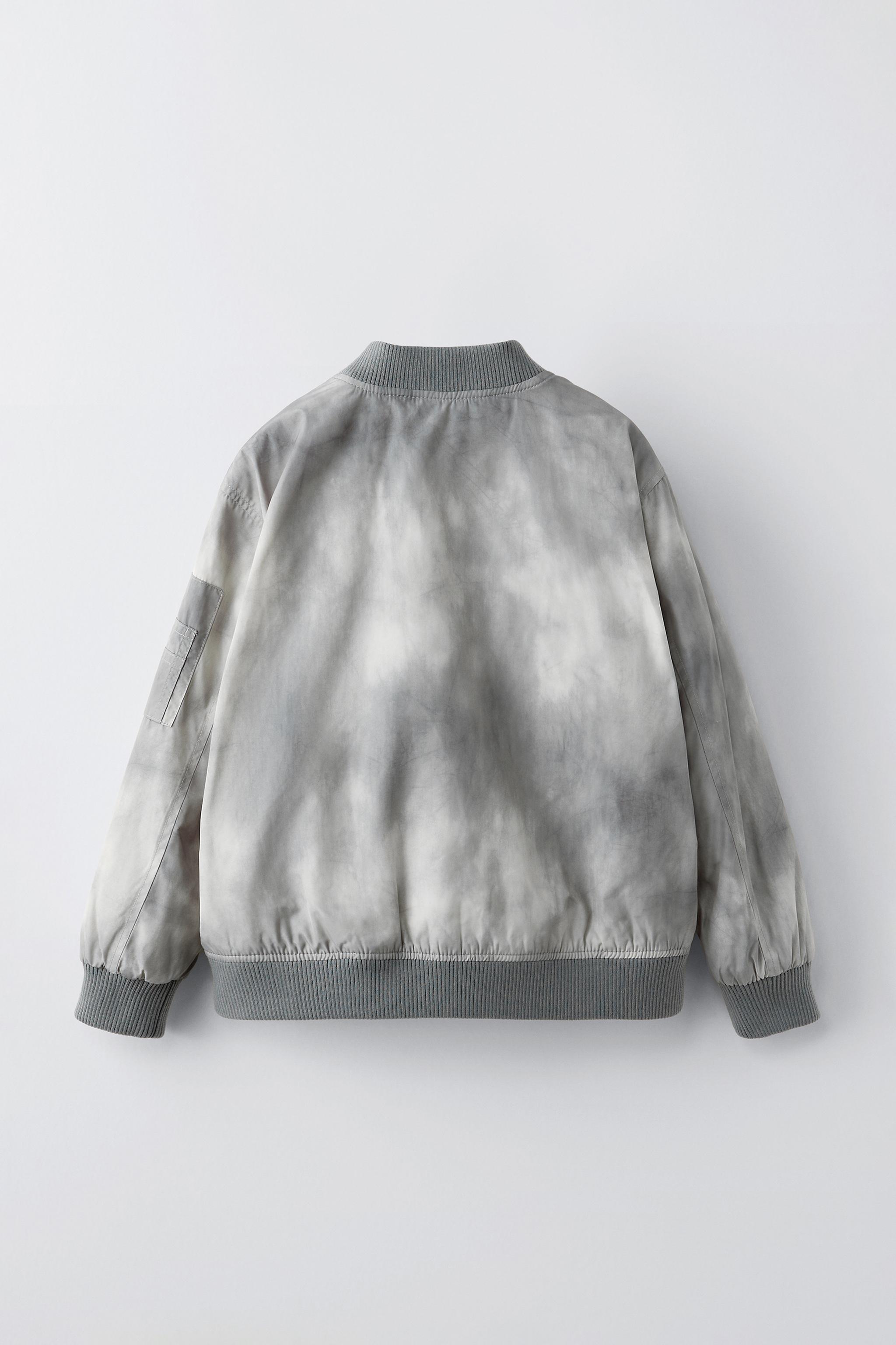 TIE-DYE NYLON BOMBER JACKET