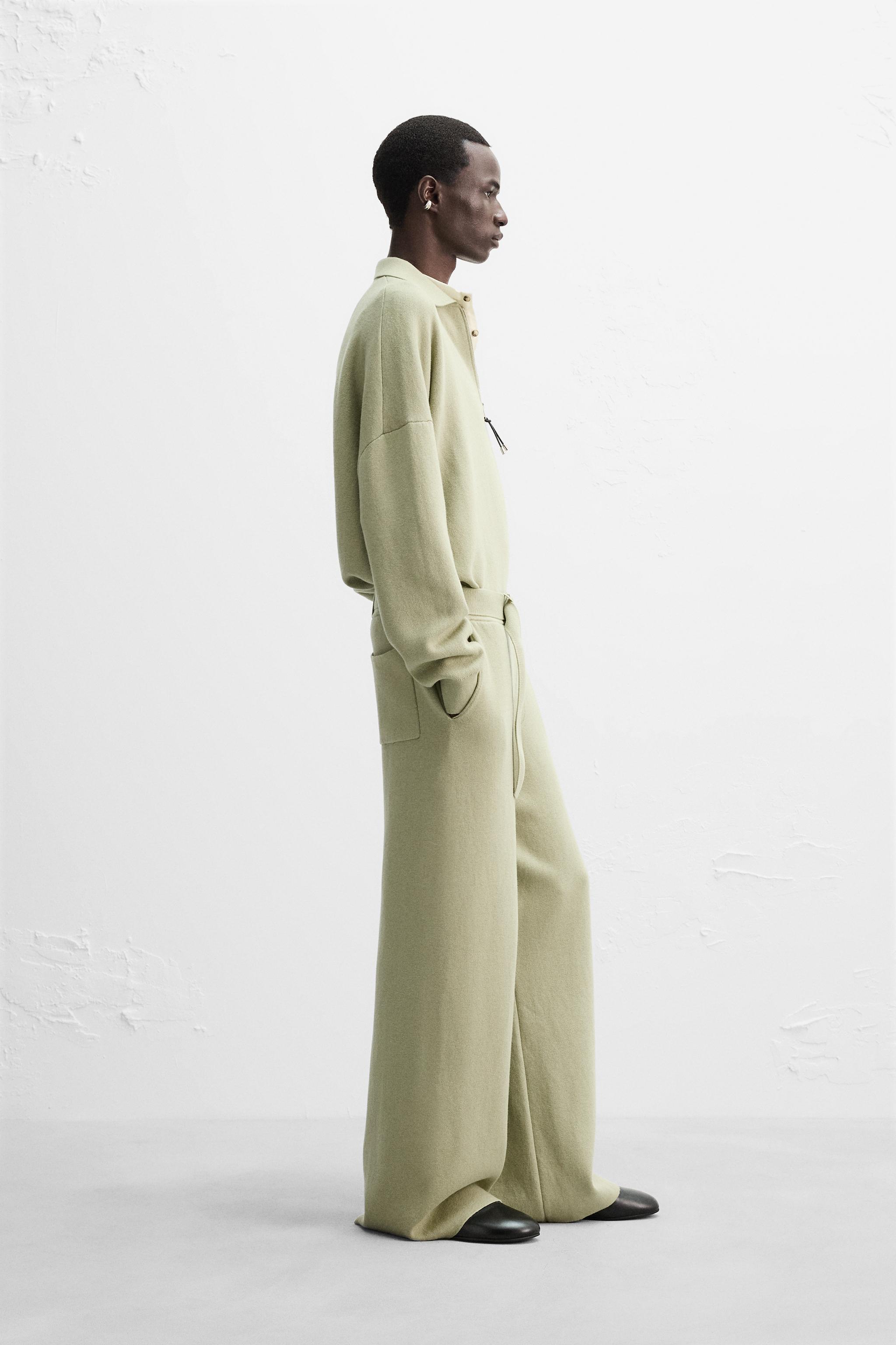 NANUSHKA X ZARA BELTED KNIT TROUSERS