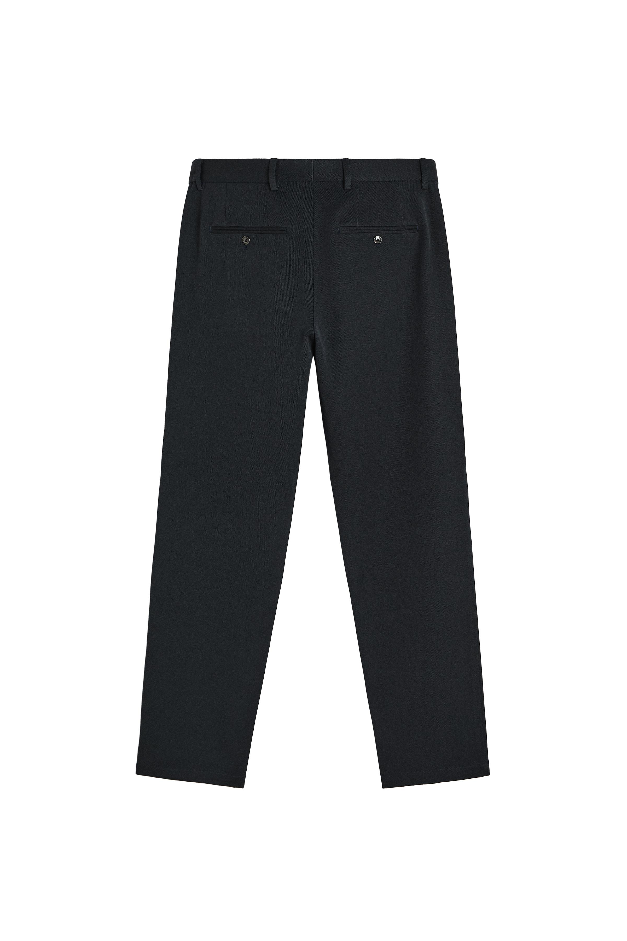 COTTON - WOOL TROUSERS