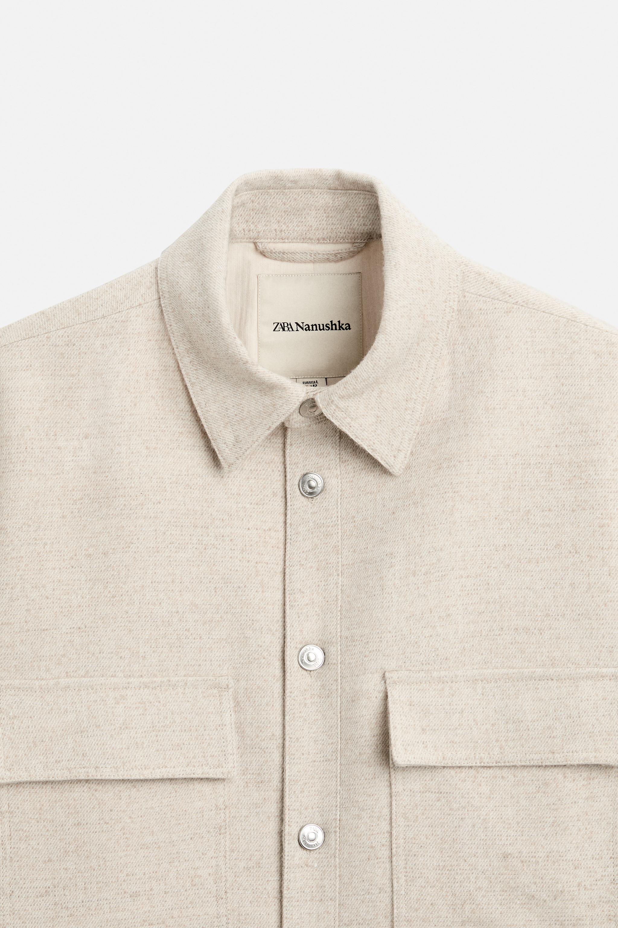 NANUSHKA OVERSHIRT WITH POCKETS