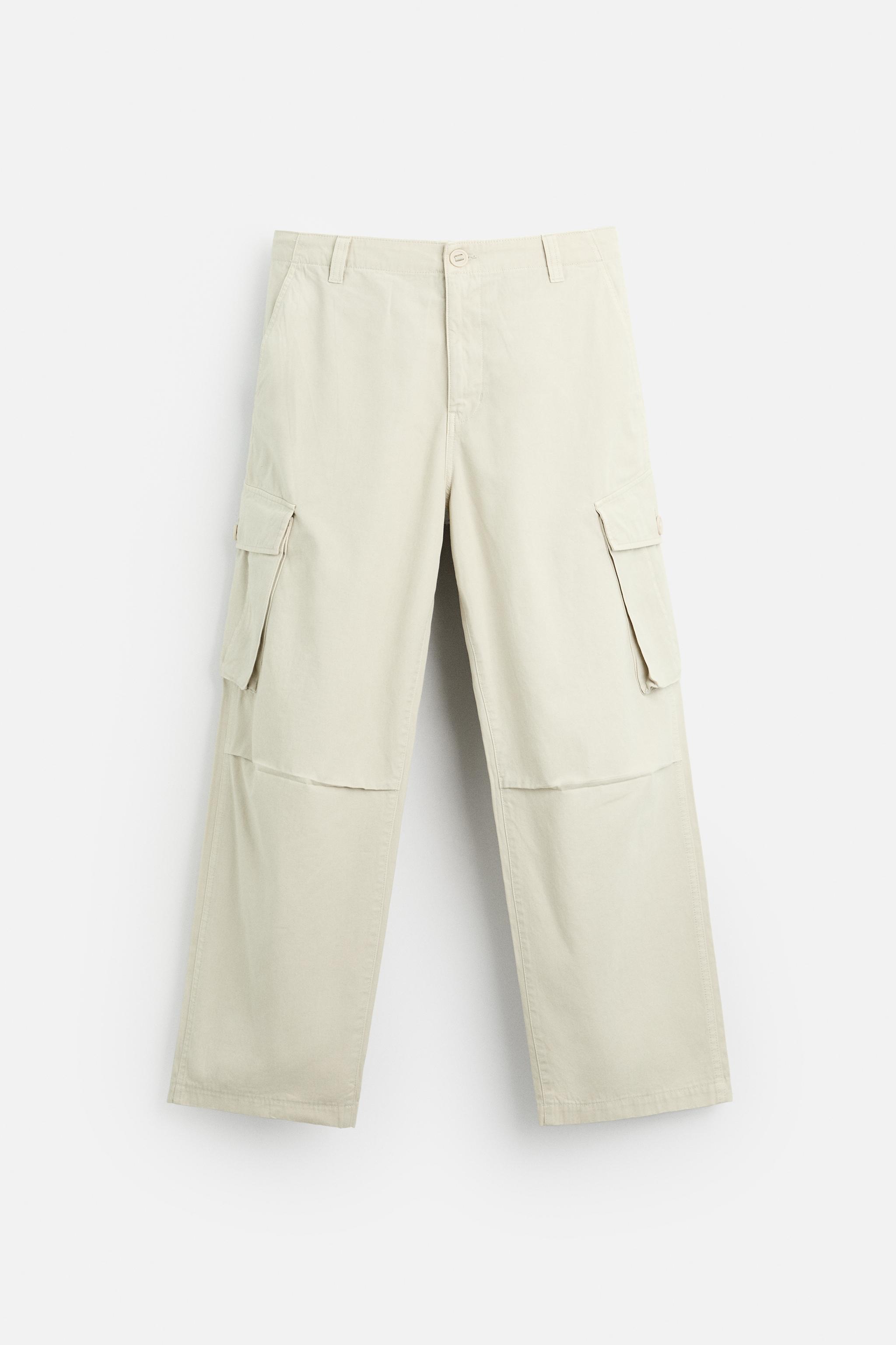 RELAXED FIT CARGO TROUSERS