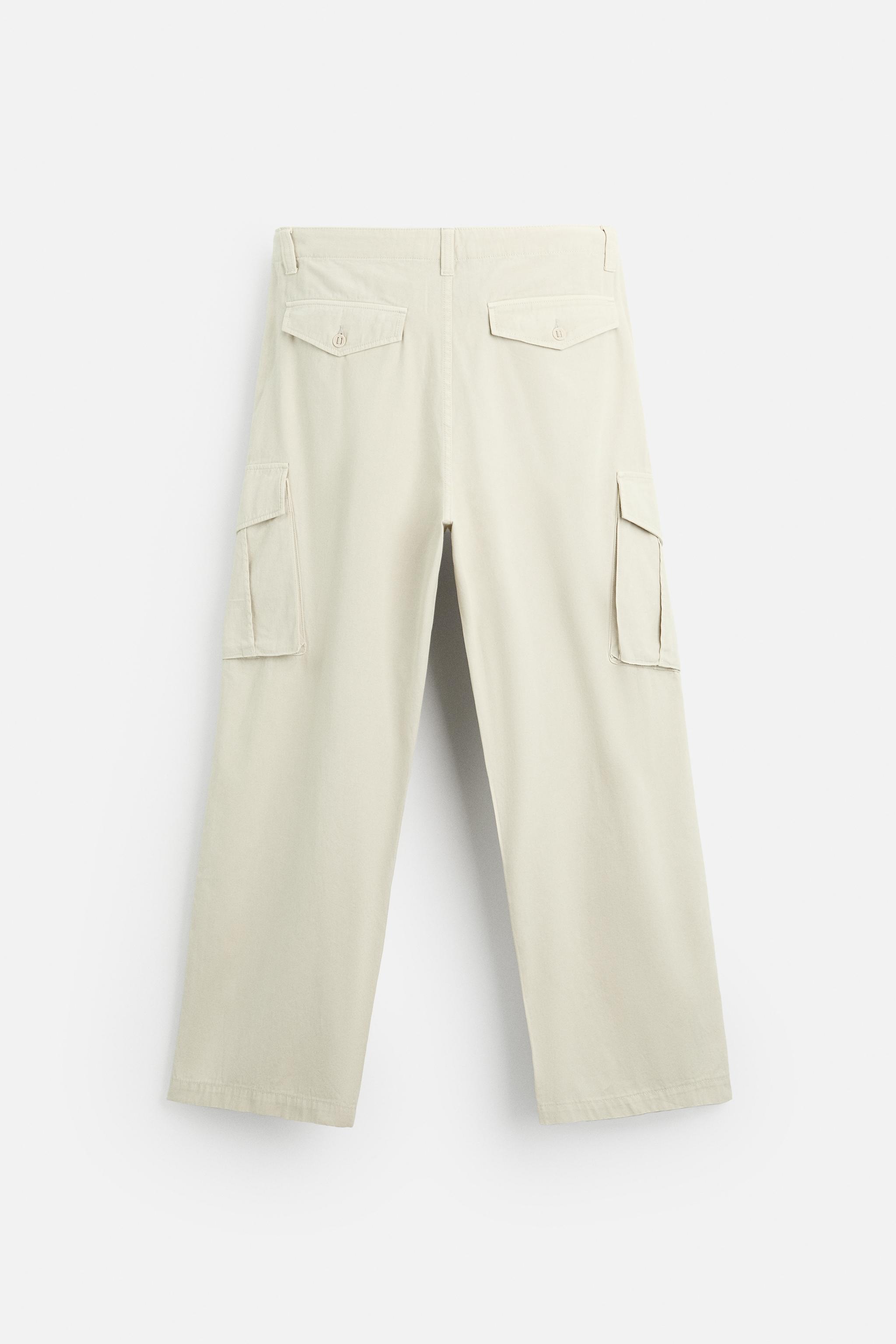 RELAXED FIT CARGO TROUSERS