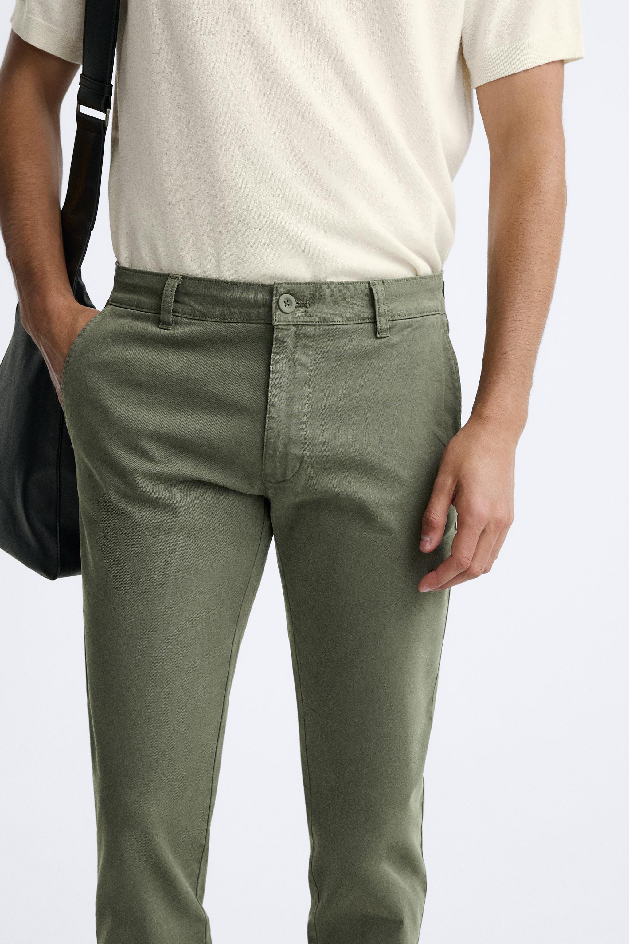 SKINNY FIT CHINOS