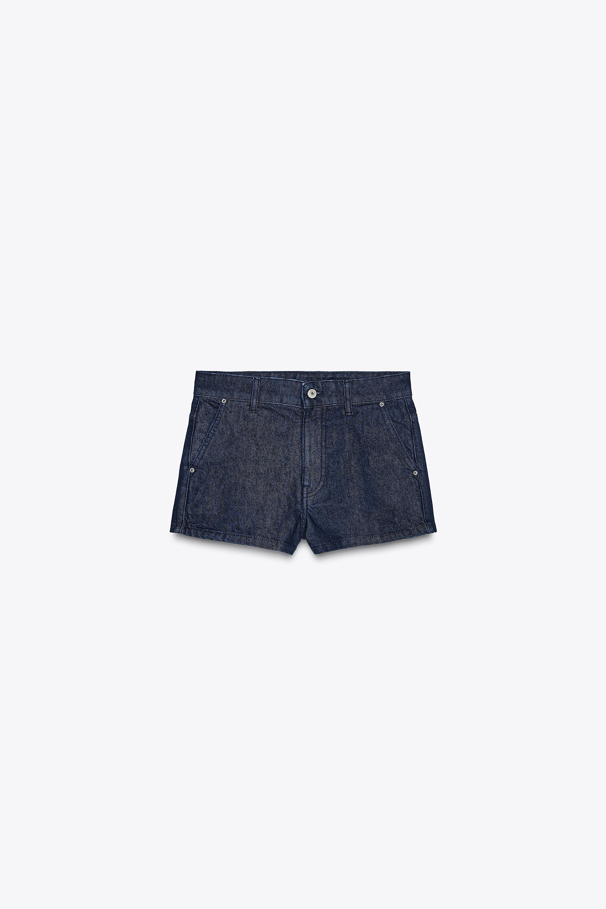 DENIM CHINO SHORTS
