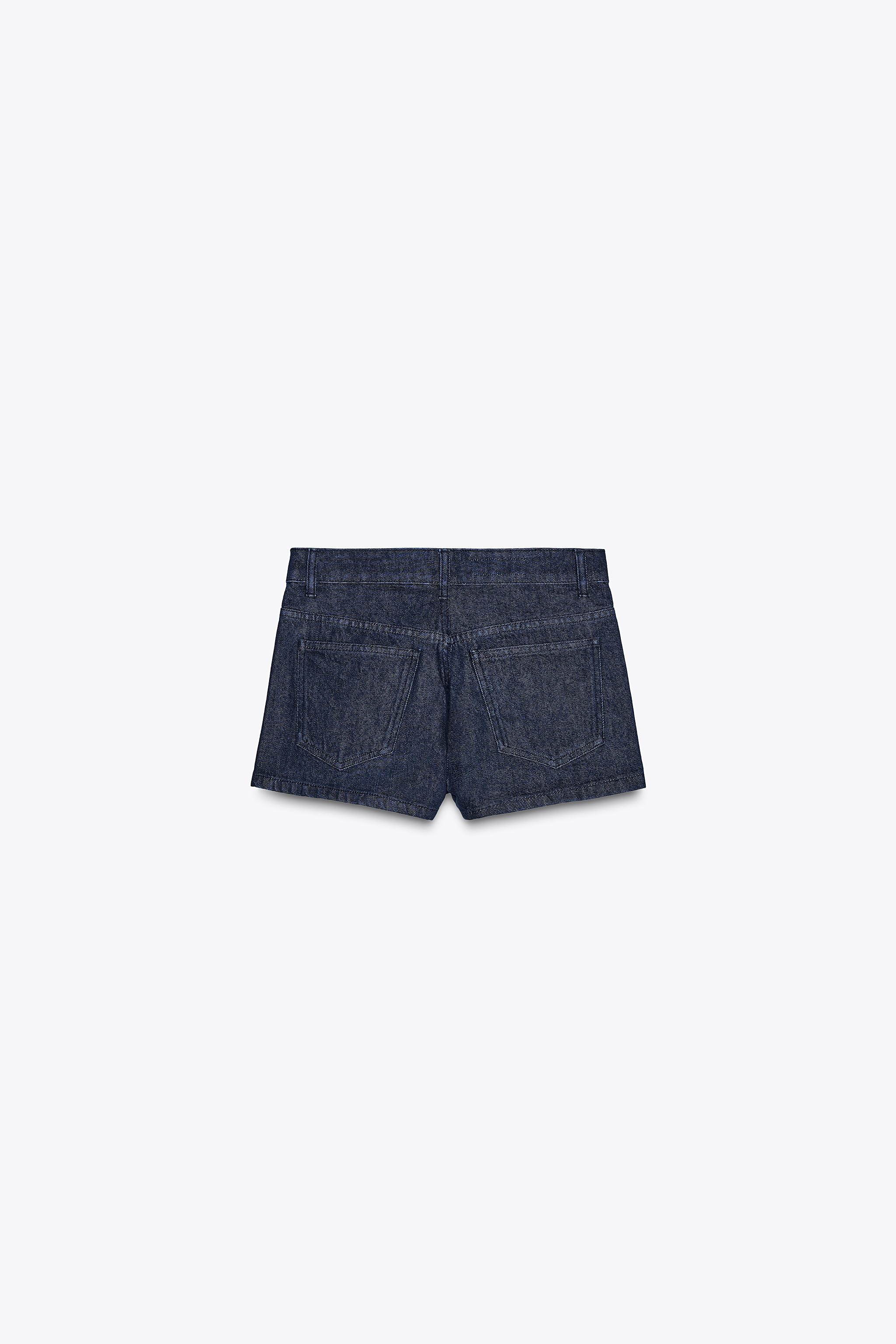 DENIM CHINO SHORTS