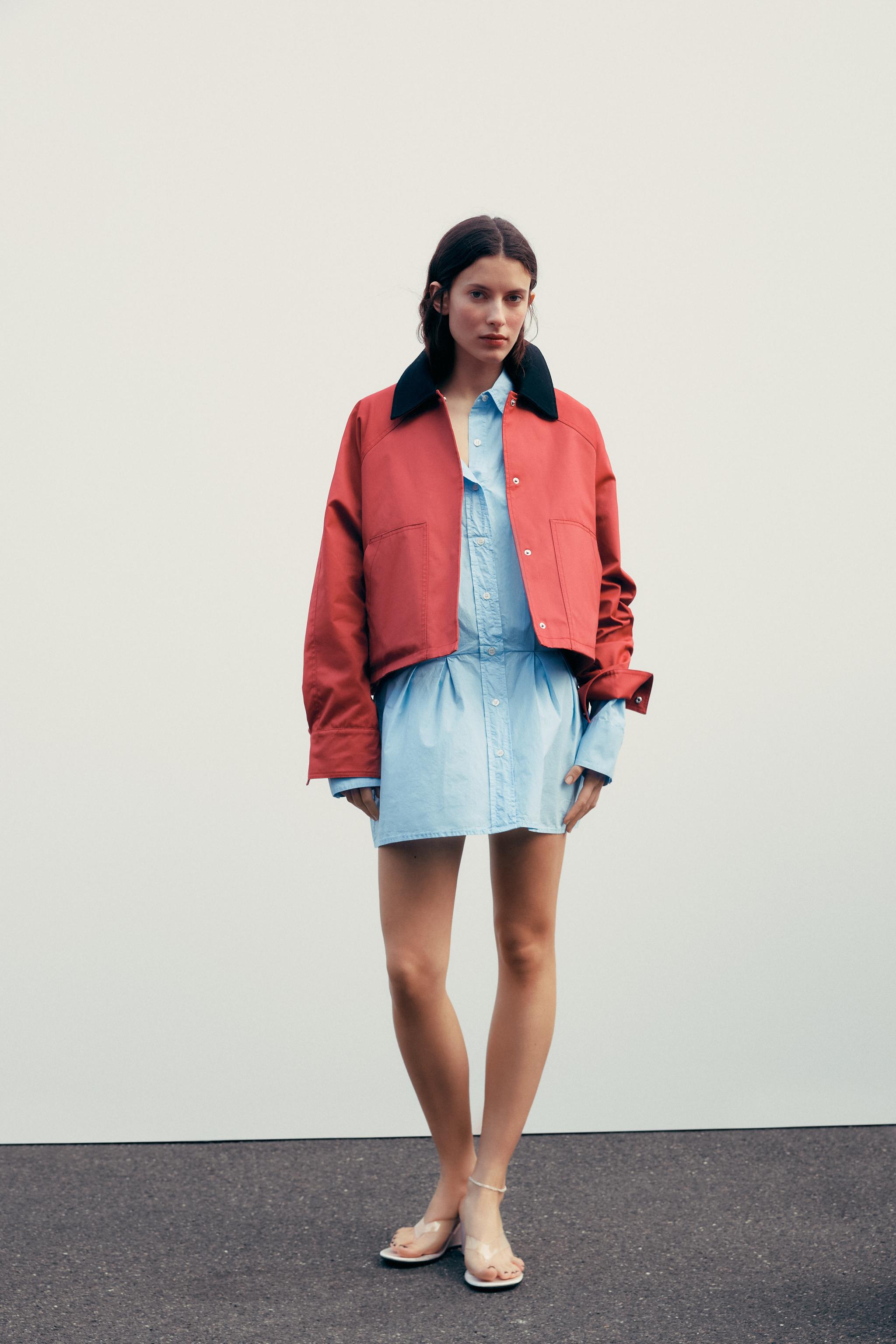BOX PLEAT SHIRT DRESS