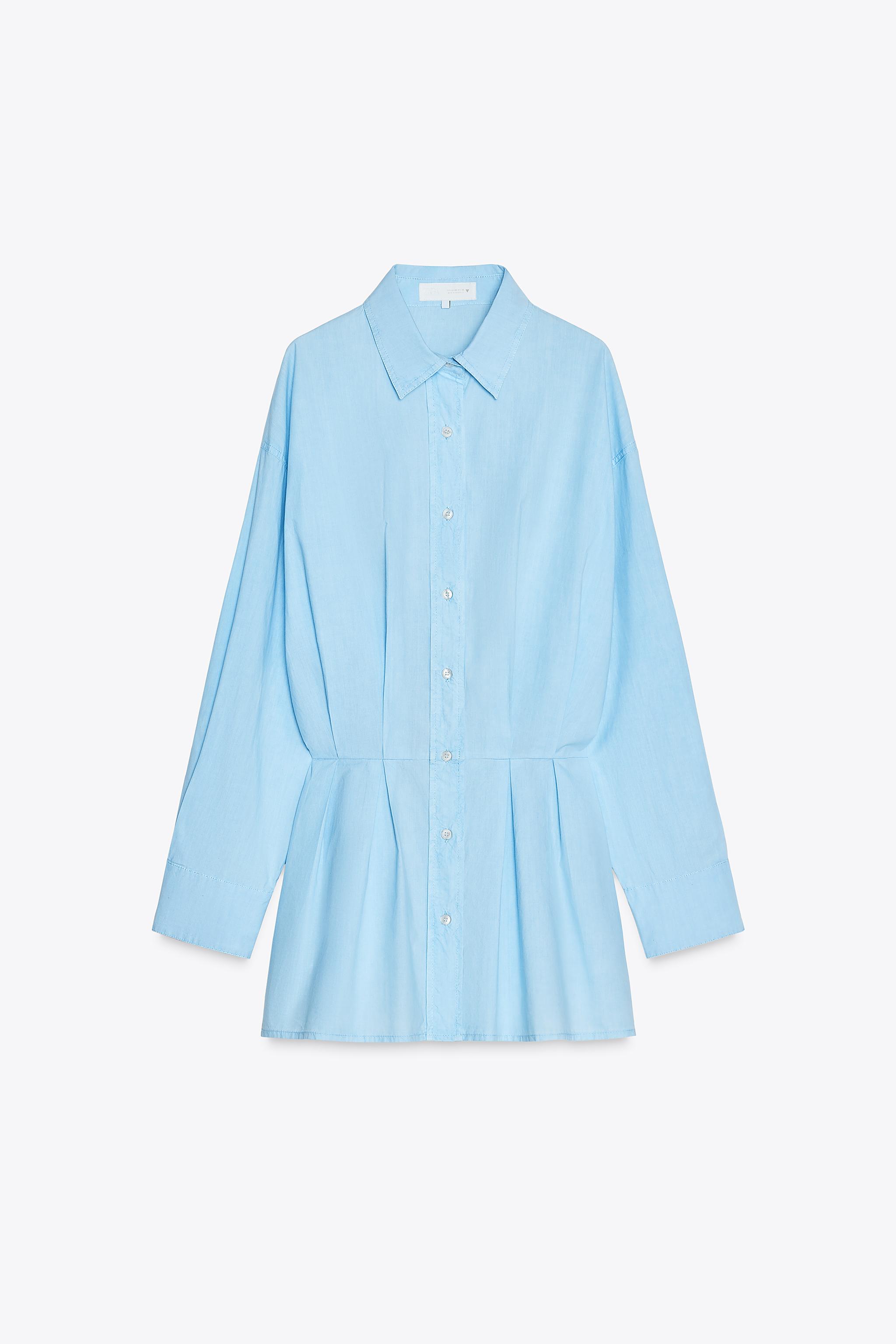 BOX PLEAT SHIRT DRESS