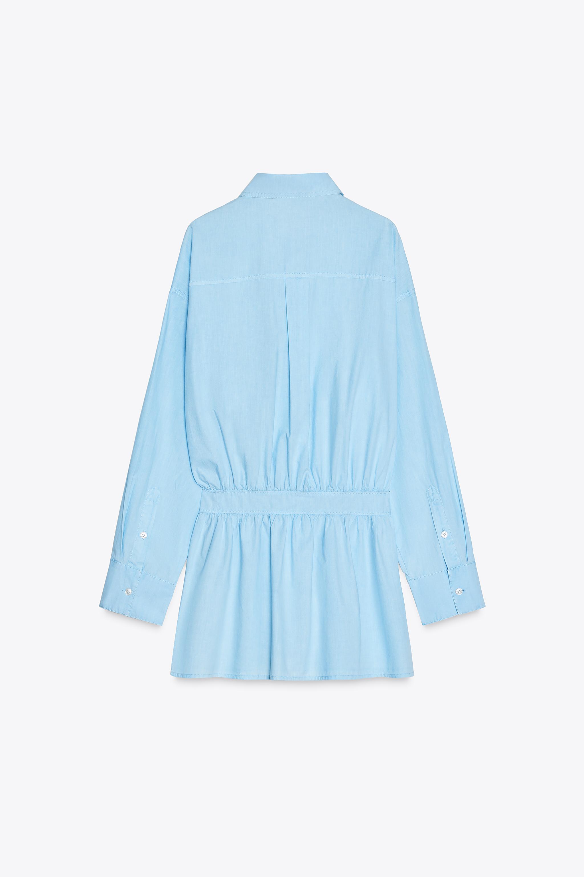 BOX PLEAT SHIRT DRESS