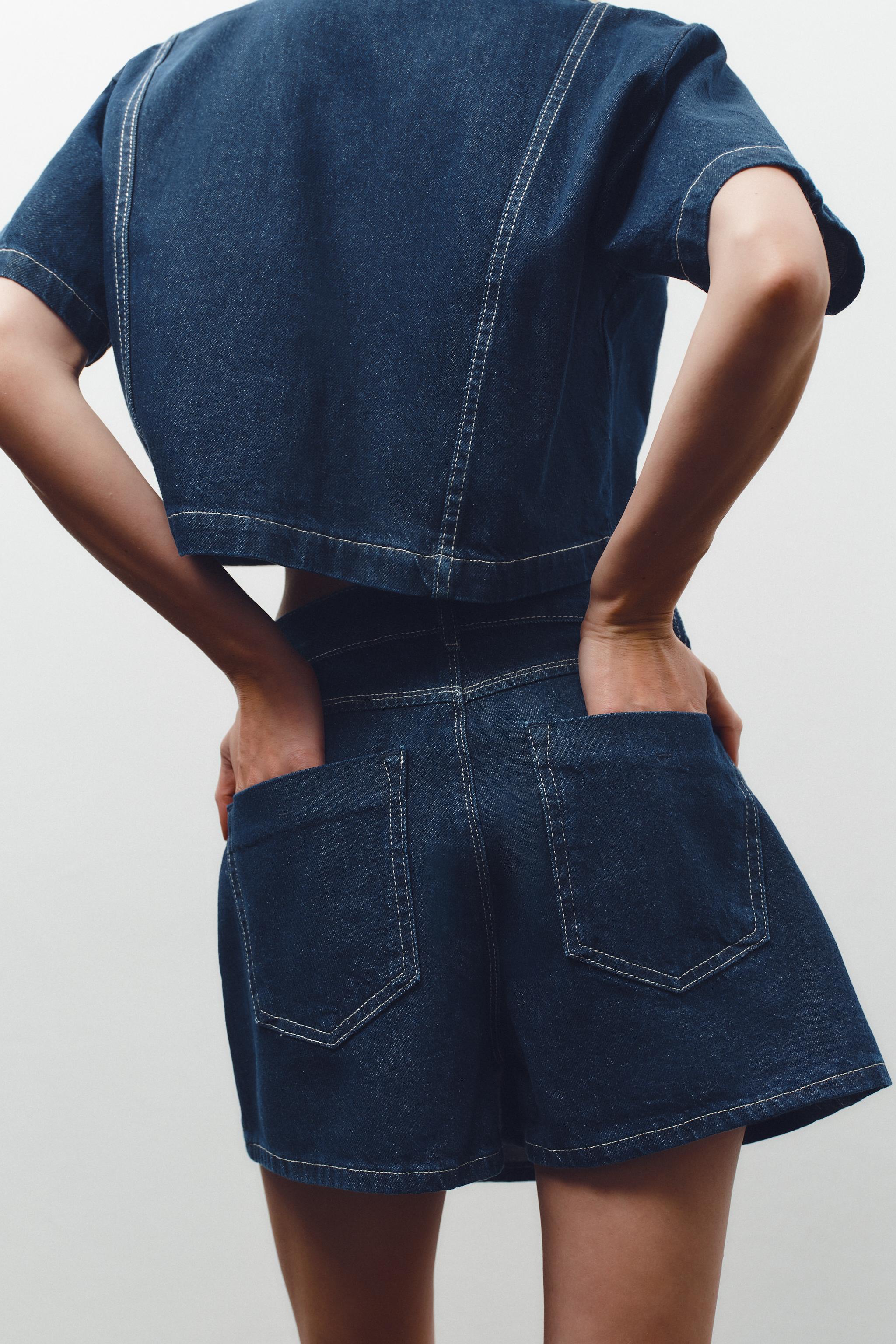 Z1975 WRAP DENIM SKORT