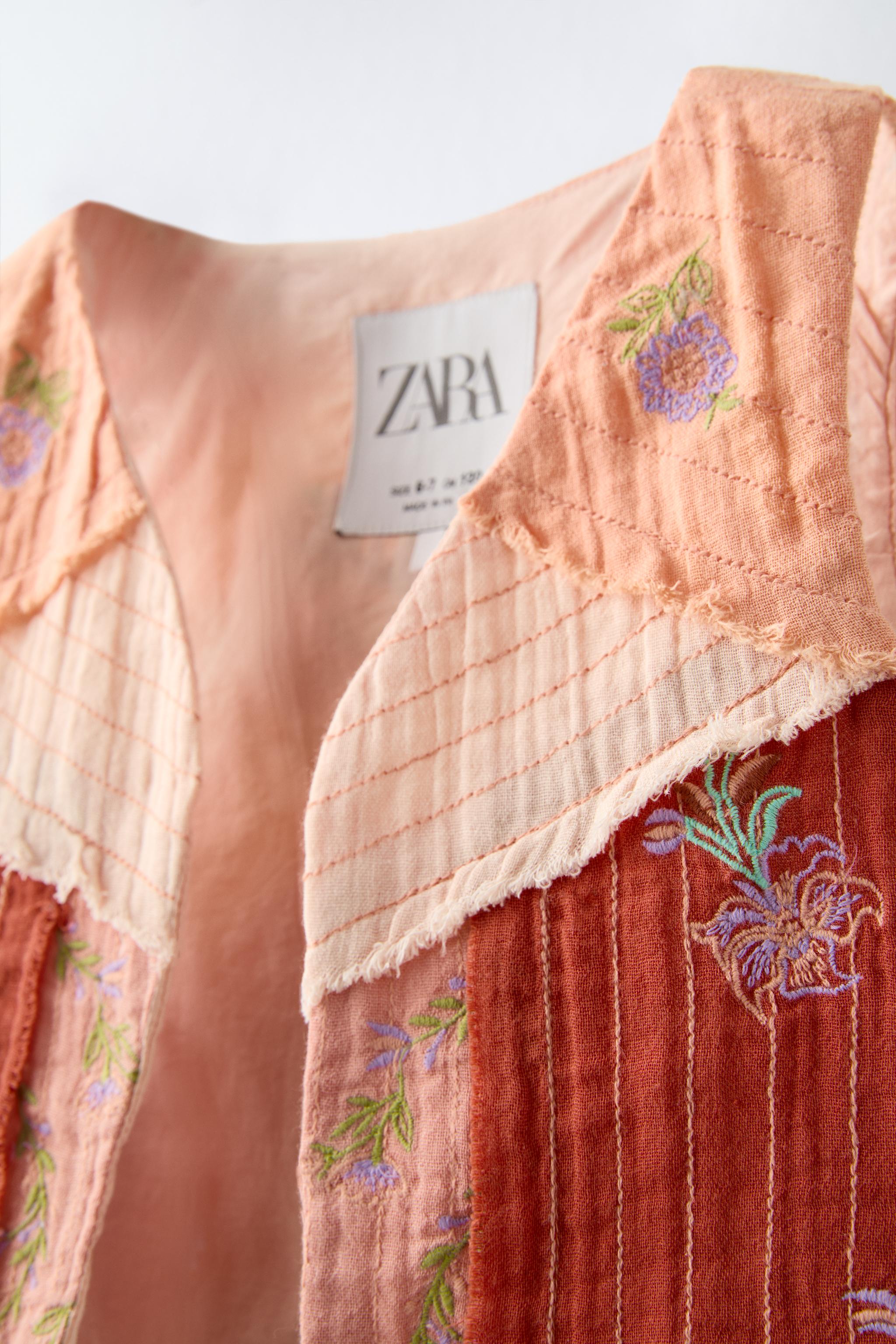 EMBROIDERED PATCHWORK WAISTCOAT