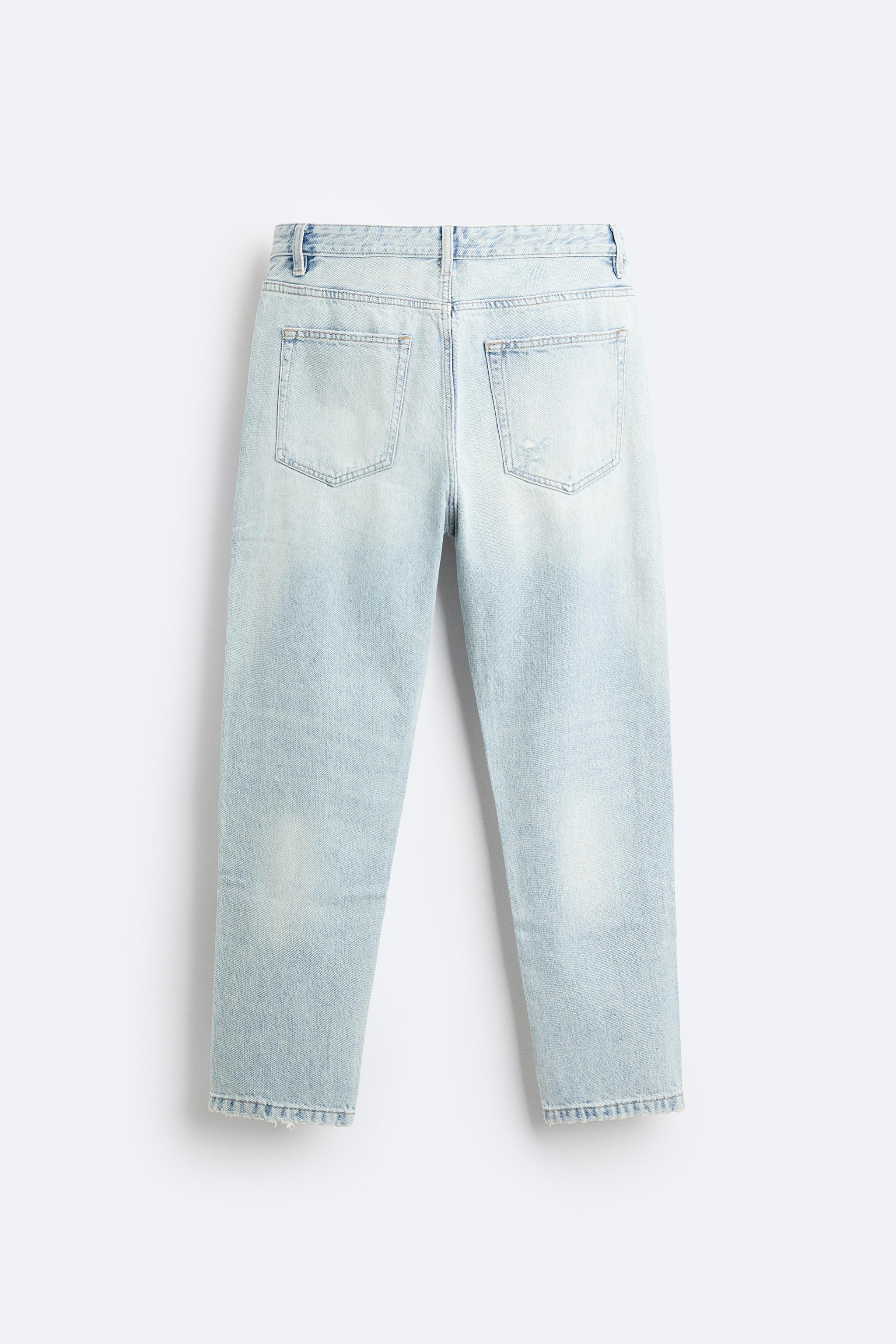 SLIM FIT CROPPED JEANS