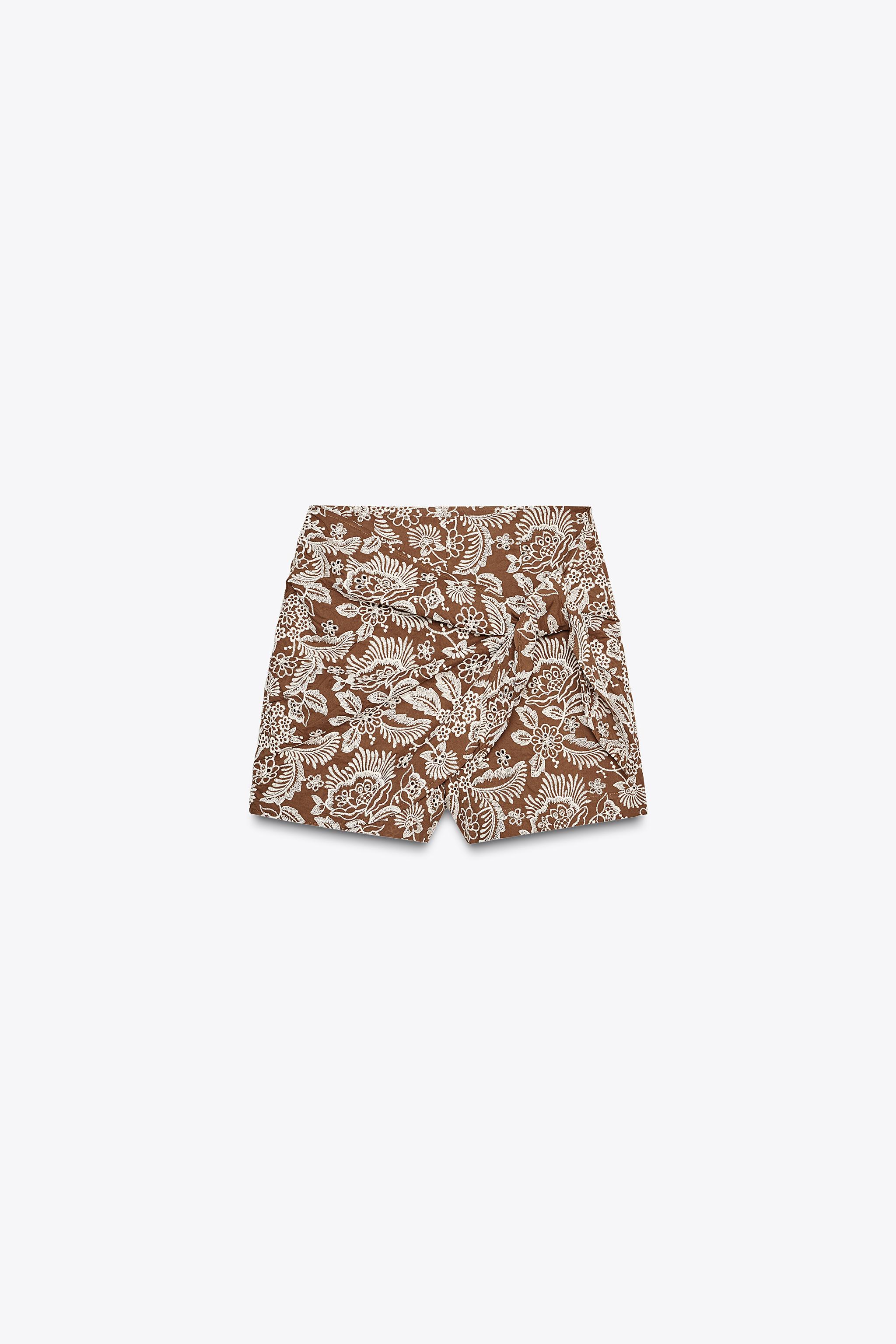 KNOTTED CUTWORK SKORT