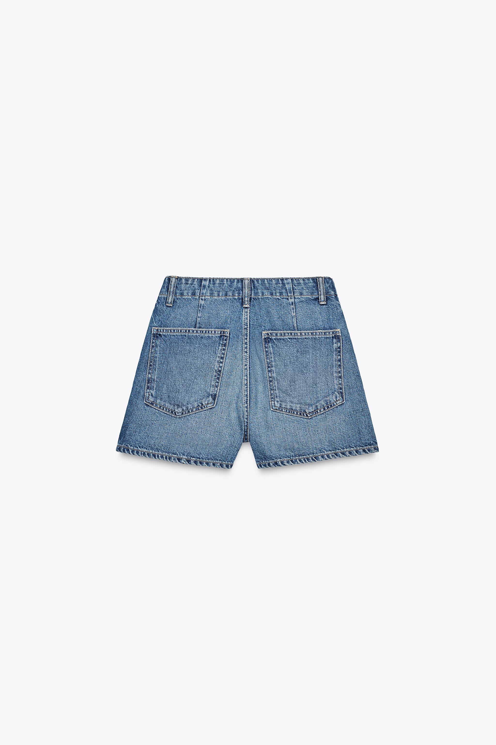 DENIM TRF SKORT