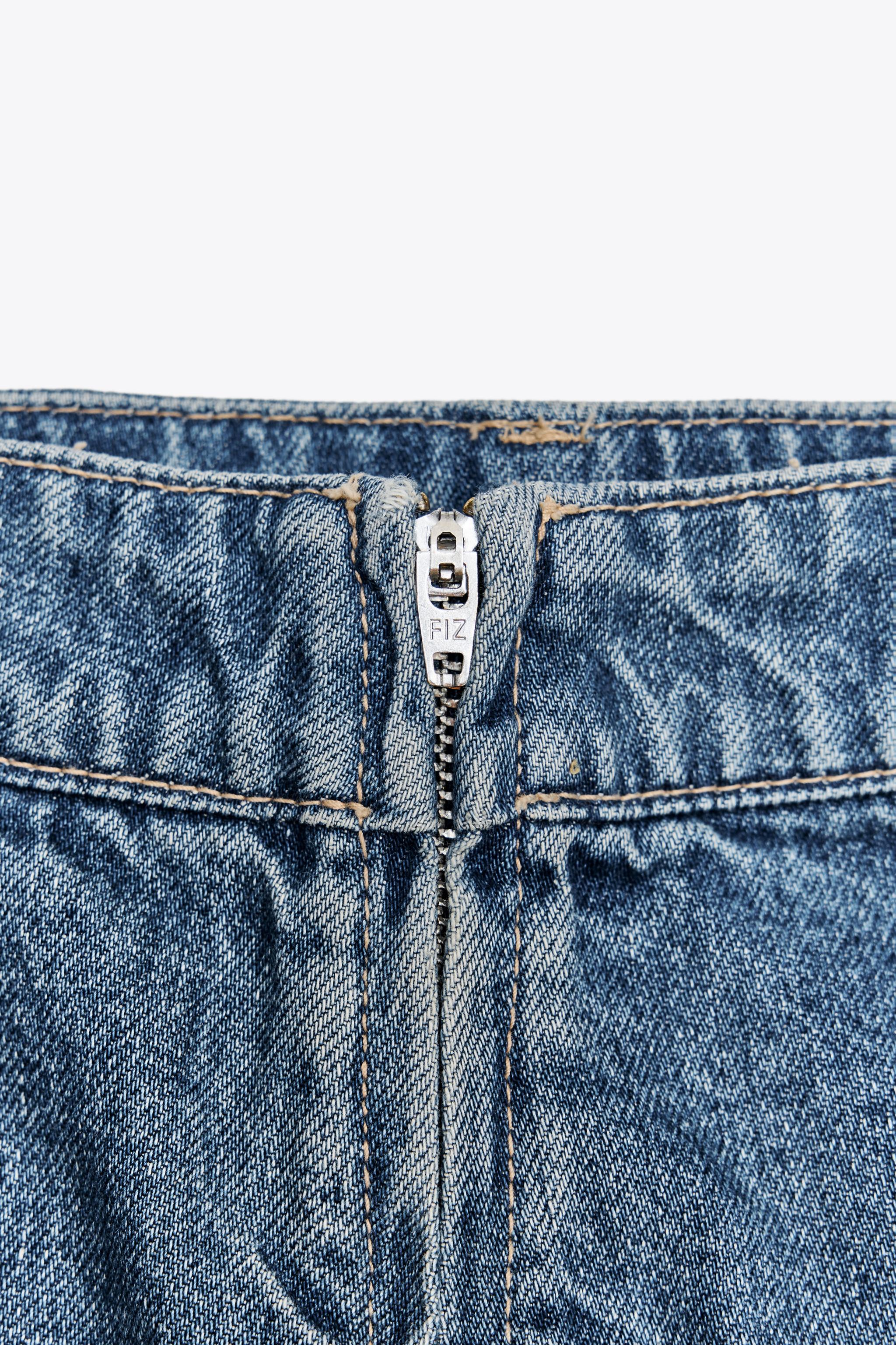 DENIM TRF SKORT
