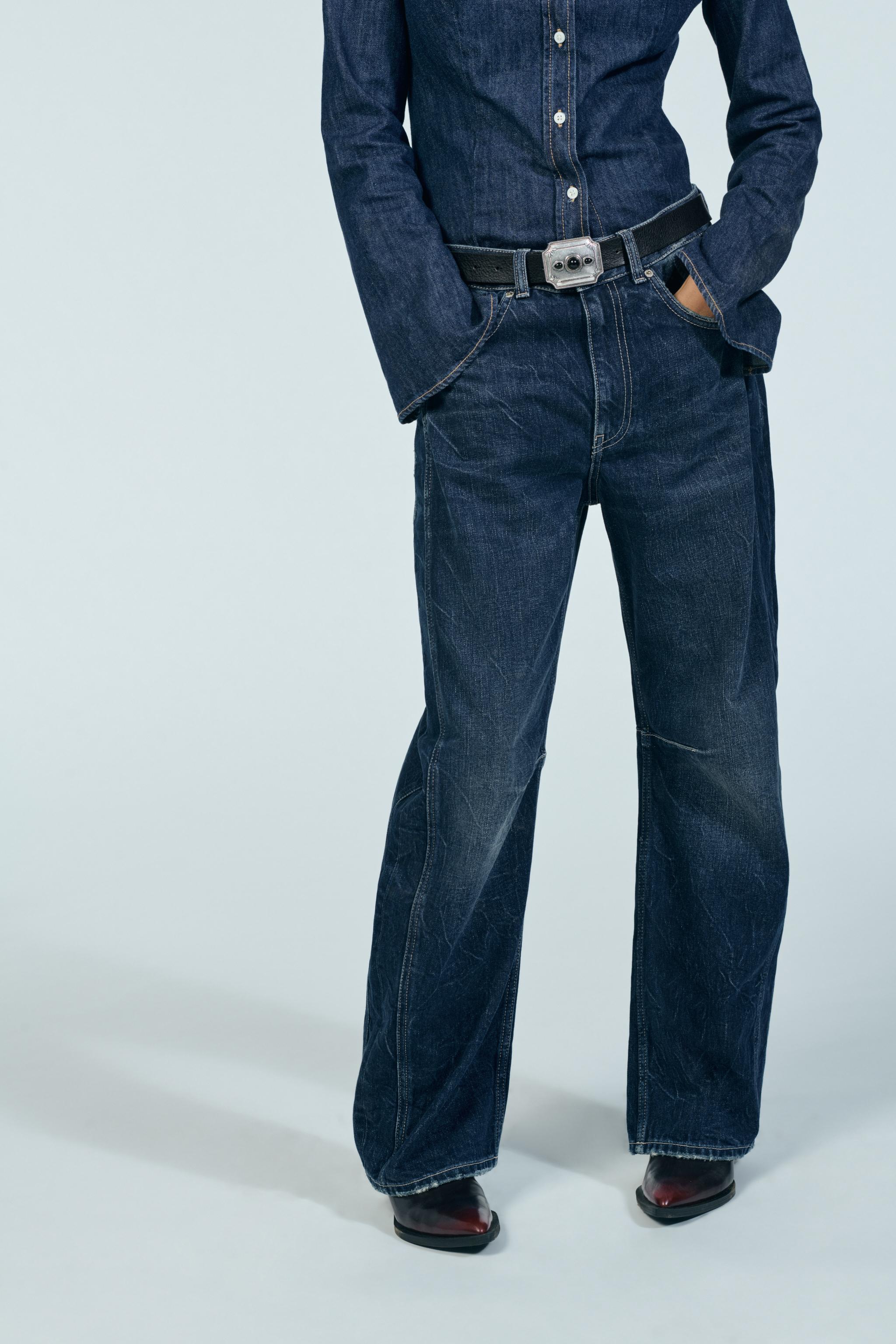 RELAXED BALLOON MID-WAIST TRF JEANS